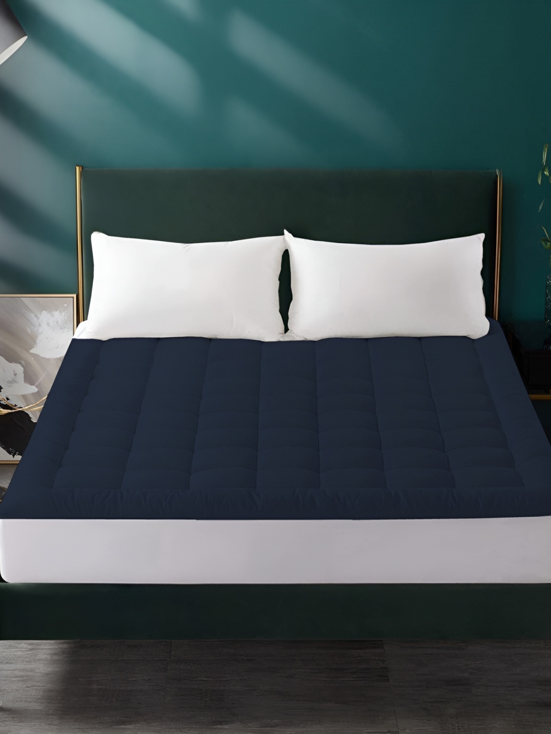 LINENOVATION Blue Breathable Pure Cotton Quilted Elastic Fitted Mattress Protector
LINENOVATION Blue Breathable Pure Cotton Quilted Elastic Fitted Mattress Protector