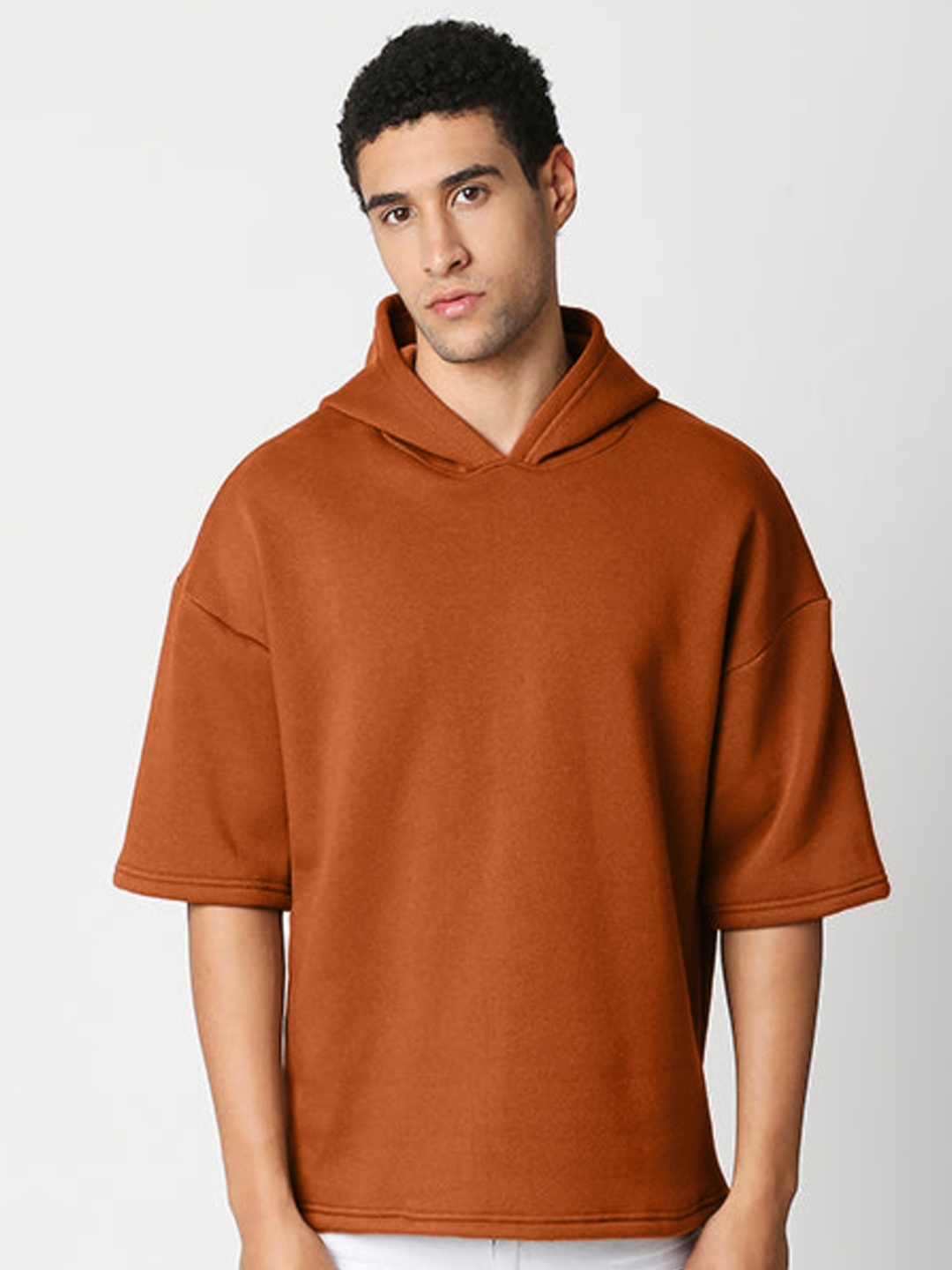 HEMSTERS Drop Shoulder Sleeves Cotton Fleece Relaxed Fit Hood Pullover Sweatshirt, Orange
HEMSTERS Drop Shoulder Sleeves Cotton Fleece Relaxed Fit Hood Pullover Sweatshirt, Orange