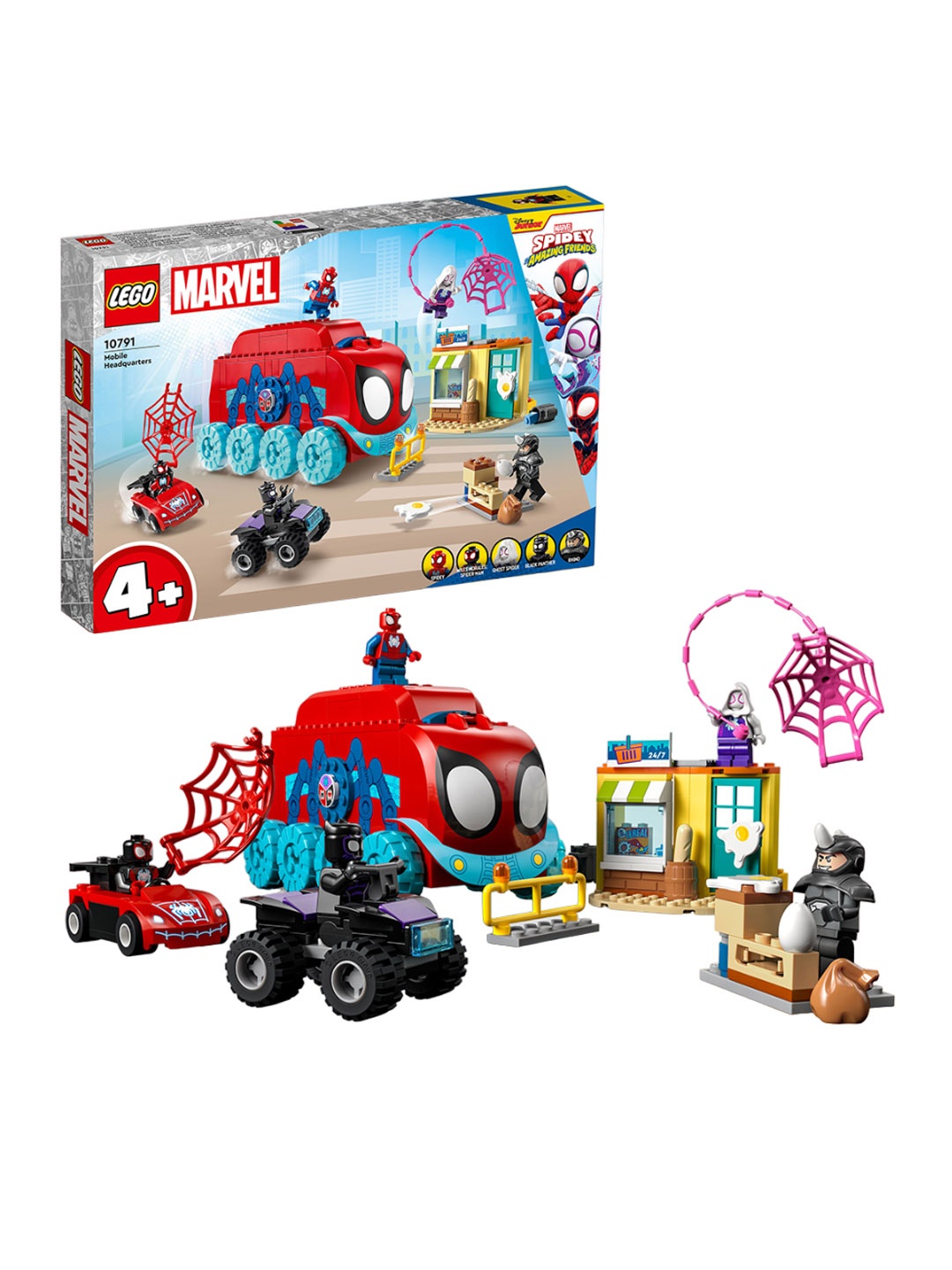 LEGO Set Of 187 Marvel Team Spidey's Mobile Headquarters 10791 Kit Construction Toy, Red
LEGO Set Of 187 Marvel Team Spidey's Mobile Headquarters 10791 Kit Construction Toy, Red