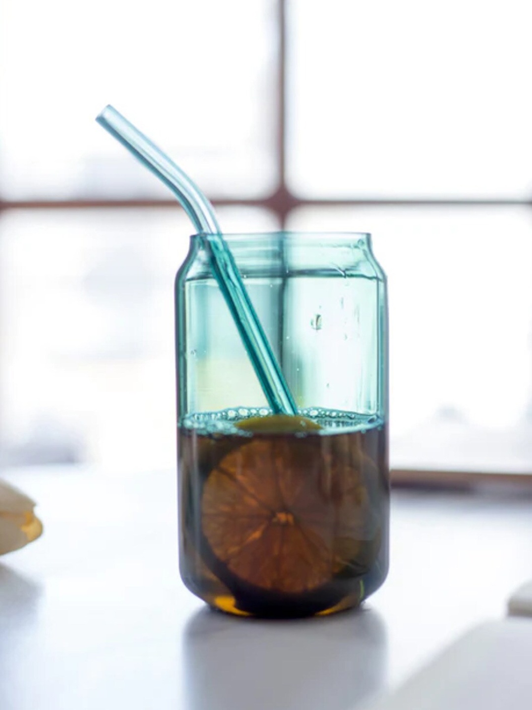 THEDECORKART Blue Glass Water Or Juice Glass