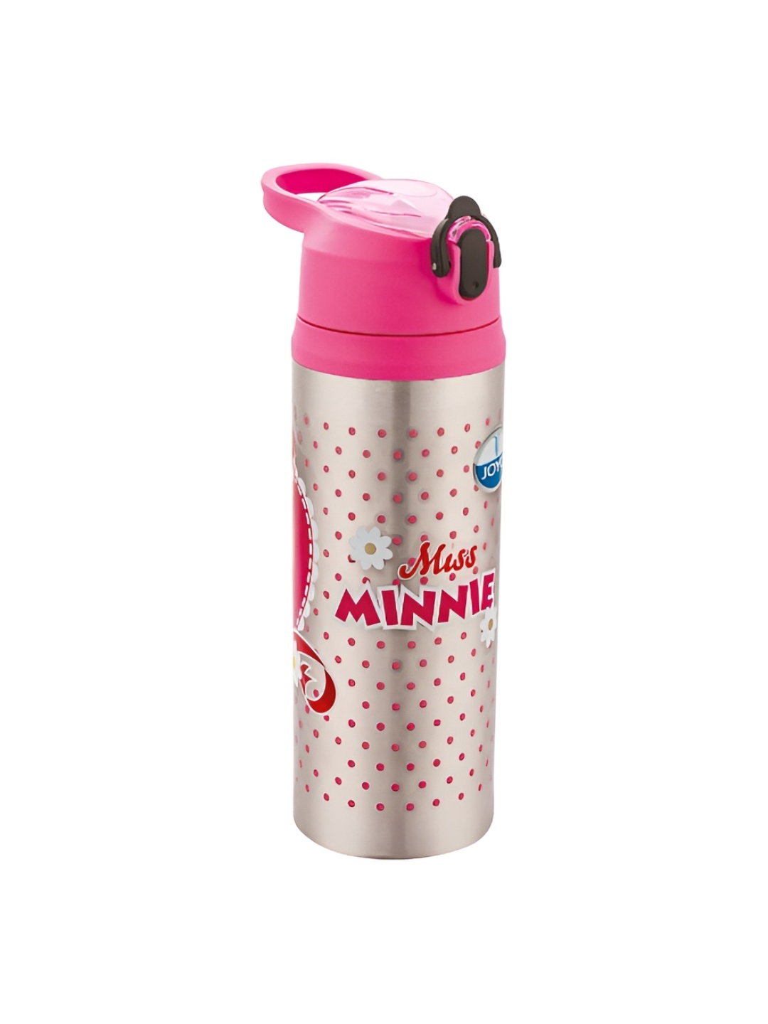 JOYO SS Splash Pink Minnie Printed Stainless Steel Dishwasher Safe Water Bottle 600 Ml
JOYO SS Splash Pink Minnie Printed Stainless Steel Dishwasher Safe Water Bottle 600 Ml