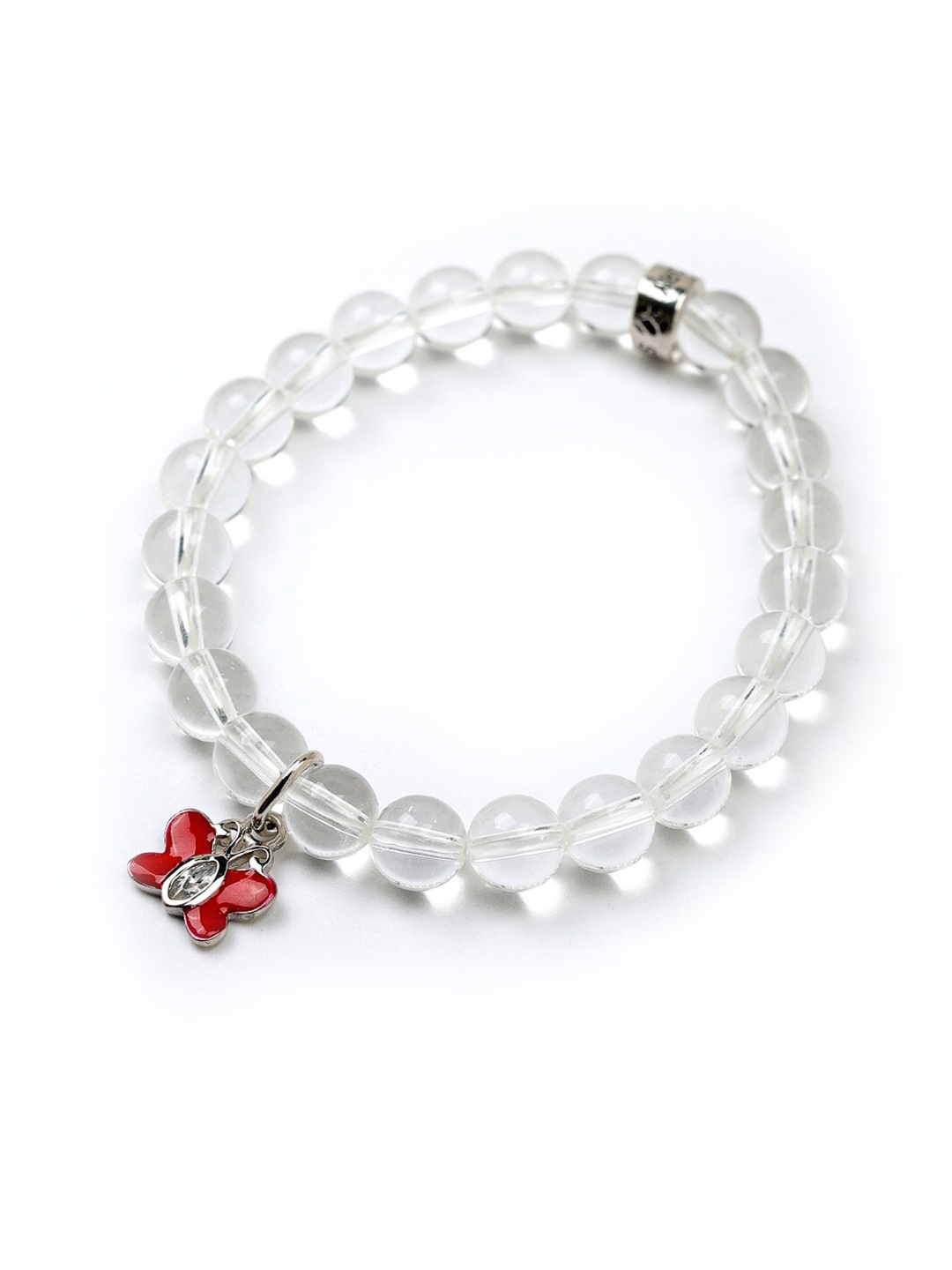 Stone Story By Shruti Girls Sterling Silver Silver-Plated Crystals Elasticated Bracelet, Transparent
Stone Story By Shruti Girls Sterling Silver Silver-Plated Crystals Elasticated Bracelet, Transparent