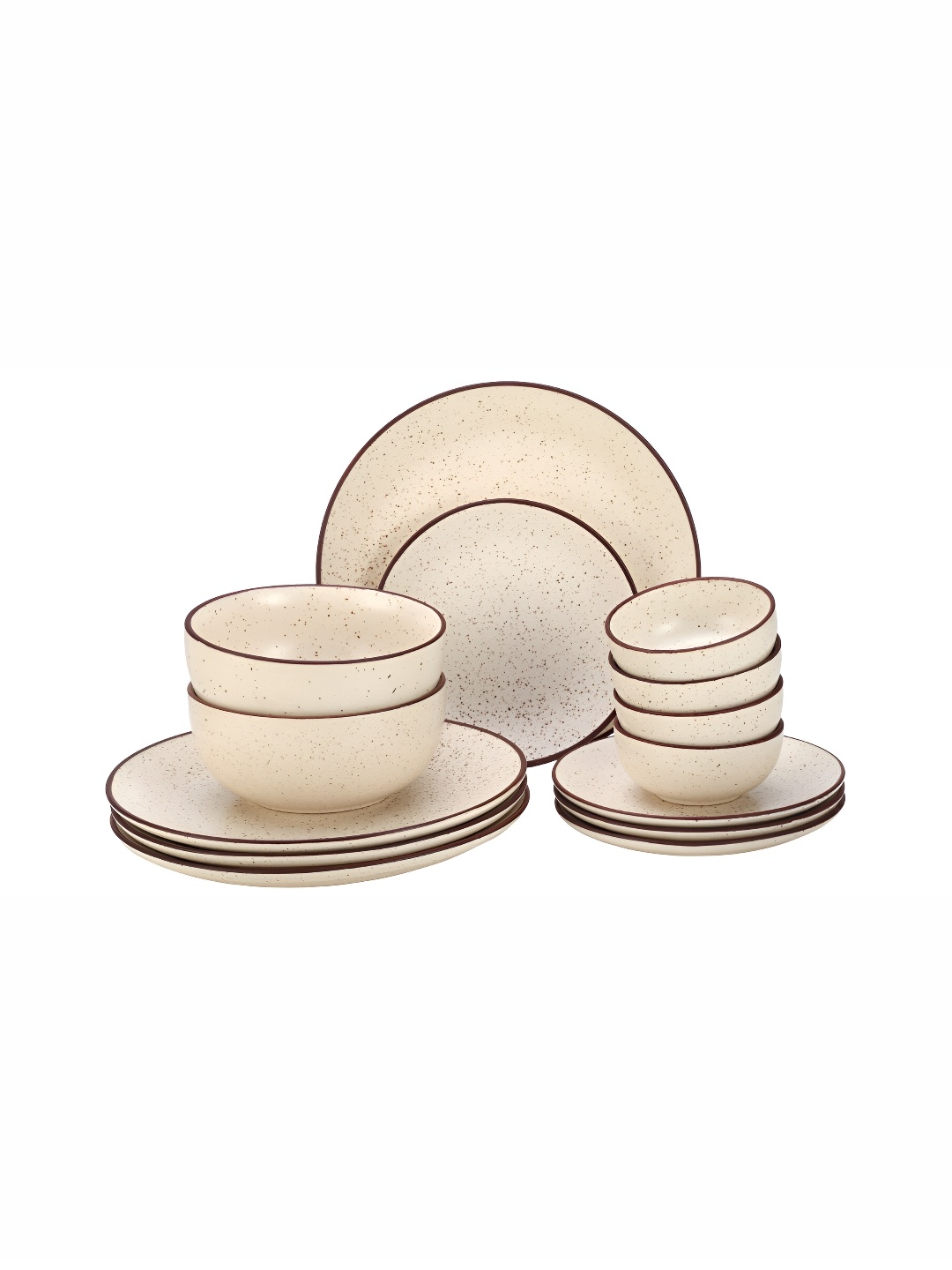 BODHI HOUSE Beige & 14 Pieces Handcrafted and Hand Painted Stoneware Matte Dinner Set
BODHI HOUSE Beige & 14 Pieces Handcrafted and Hand Painted Stoneware Matte Dinner Set