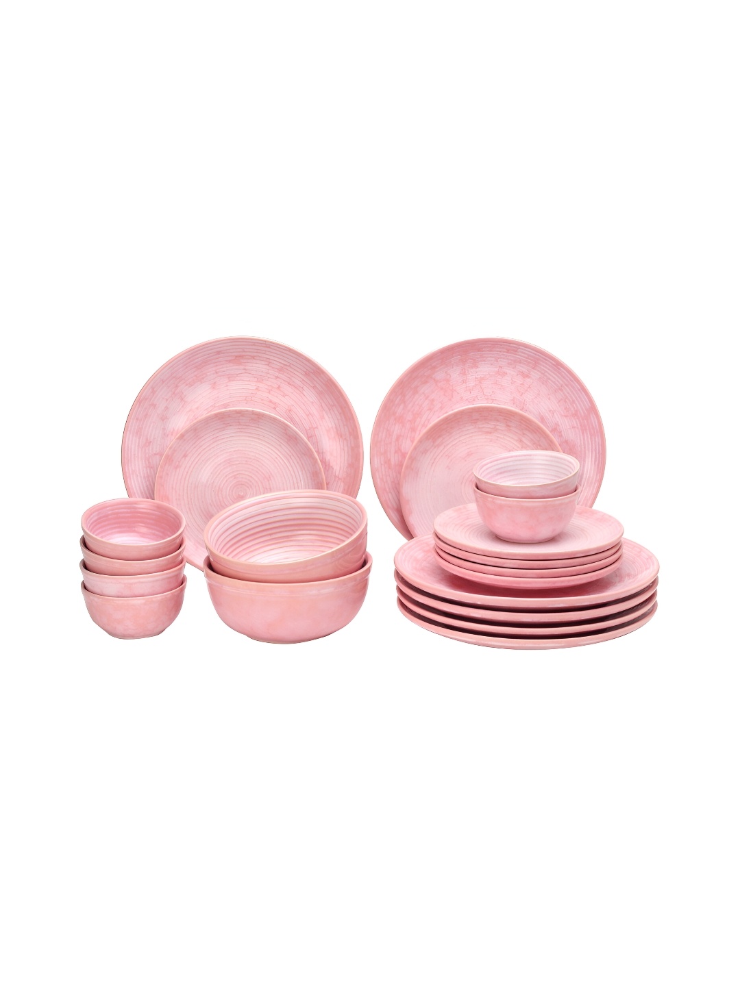 BODHI HOUSE Pink & 20 Pieces Handcrafted and Hand Painted Stoneware Glossy Dinner Set
BODHI HOUSE Pink & 20 Pieces Handcrafted and Hand Painted Stoneware Glossy Dinner Set