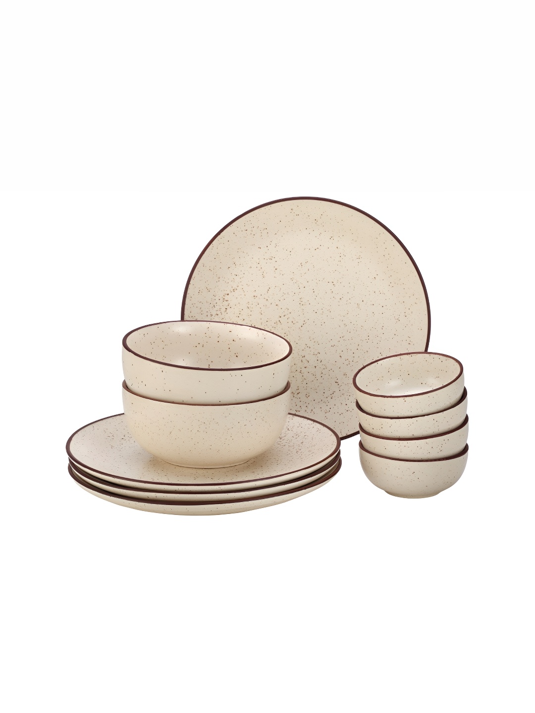 BODHI HOUSE Beige & 10 Pieces Handcrafted and Hand Painted Stoneware Matte Dinner Set
BODHI HOUSE Beige & 10 Pieces Handcrafted and Hand Painted Stoneware Matte Dinner Set