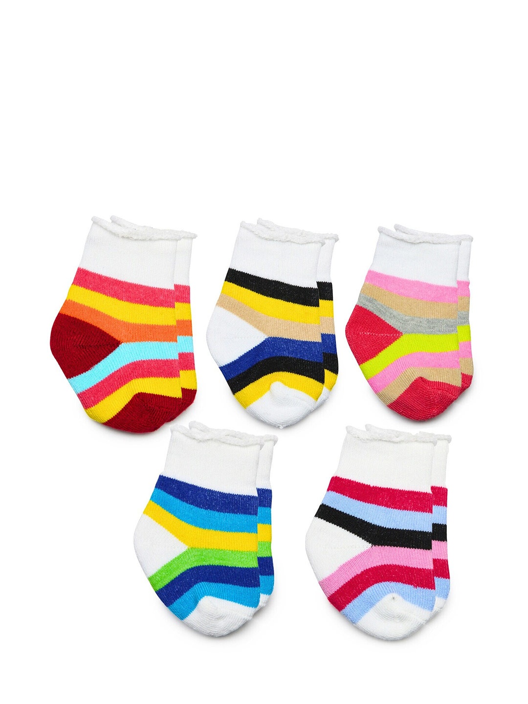 BAESD Infants Kids Pack of 5 Striped Highly Breathable Cotton Ankle-Length Socks, Yellow
BAESD Infants Kids Pack of 5 Striped Highly Breathable Cotton Ankle-Length Socks, Yellow