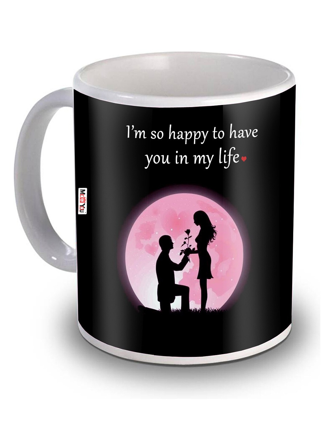 ME & YOU Pink & Black Dishwasher and Microwave Safe Printed Ceramic Glossy Mug 320 ML
ME & YOU Pink & Black Dishwasher and Microwave Safe Printed Ceramic Glossy Mug 320 ML