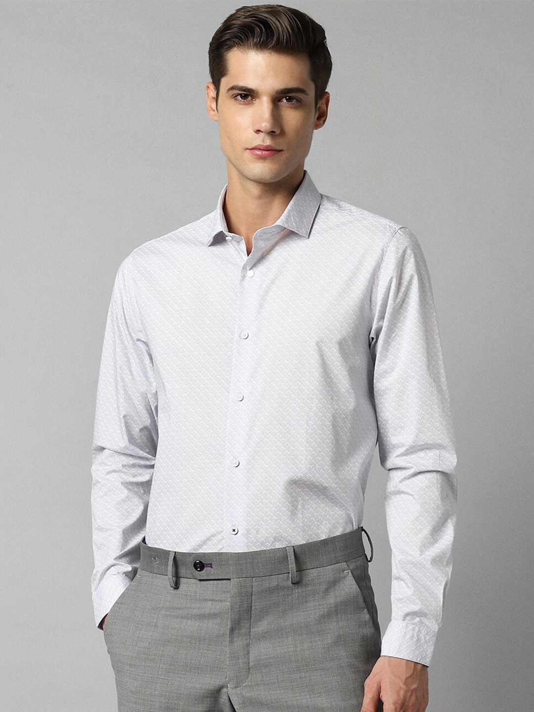 Louis Philippe Sport Printed Cotton Spread Collar Slim Fit Opaque Formal Shirt, Grey
Louis Philippe Sport Printed Cotton Spread Collar Slim Fit Opaque Formal Shirt, Grey