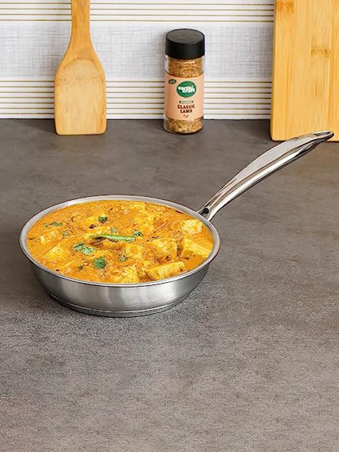 Femora Silver Toned 2 Pieces Triply Stainless Steel Induction Base Indian Kadai & Fry Pan
Femora Silver Toned 2 Pieces Triply Stainless Steel Induction Base Indian Kadai & Fry Pan