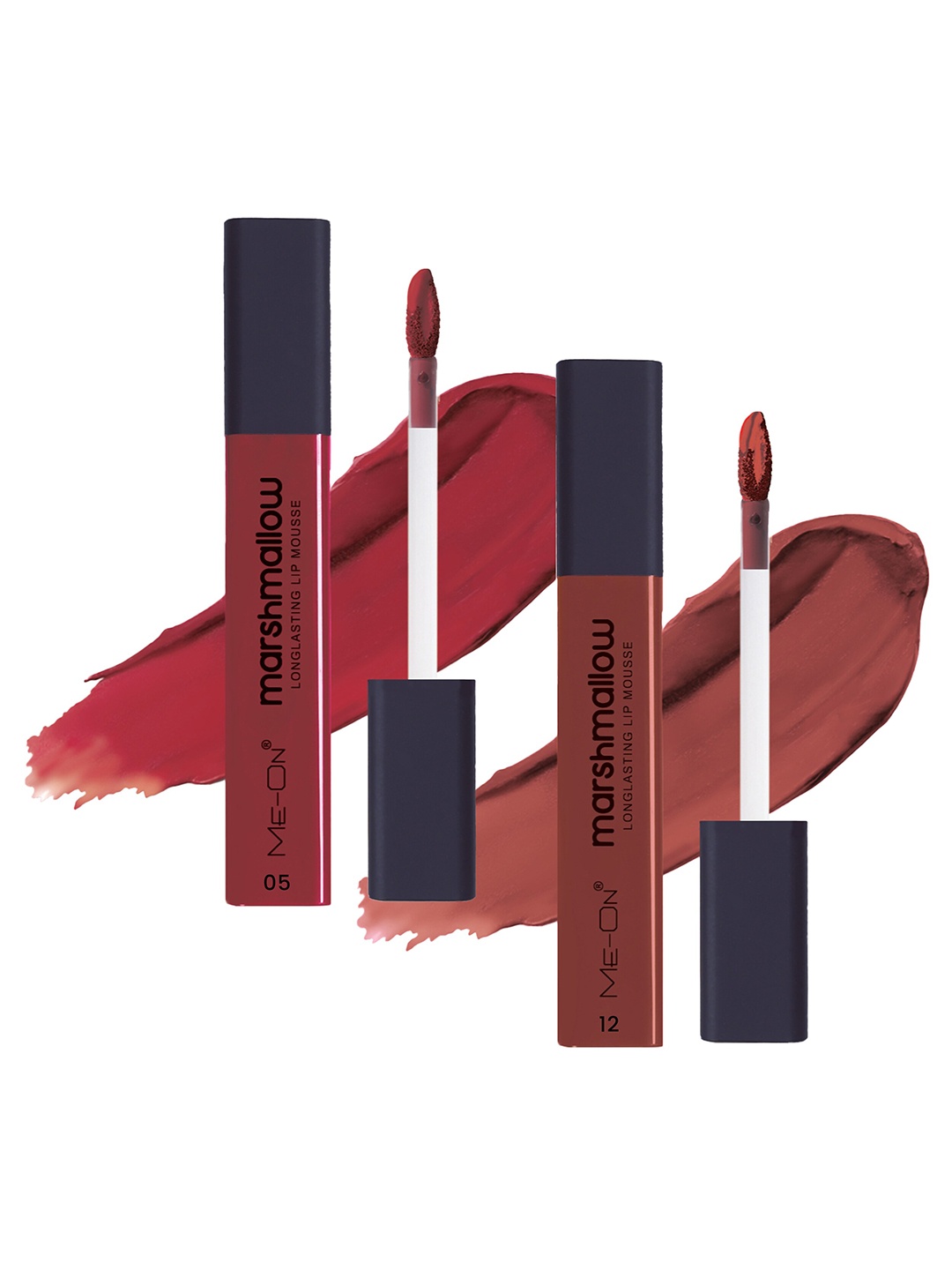 ME-ON Set Of 2 Marshmallow Longwearing Lip Mousse 6ml Each - Shrbet 05 & Espresso 12, Brown
ME-ON Set Of 2 Marshmallow Longwearing Lip Mousse 6ml Each - Shrbet 05 & Espresso 12, Brown