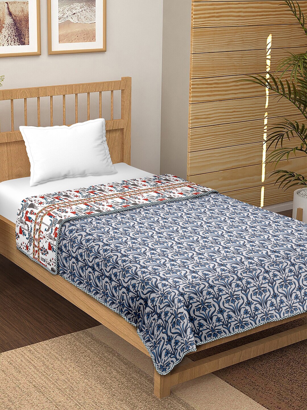 BELLA CASA Canva Collection Red Ethnic Motifs Cotton AC Room 150 GSM Single Bed Quilt
BELLA CASA Canva Collection Red Ethnic Motifs Cotton AC Room 150 GSM Single Bed Quilt