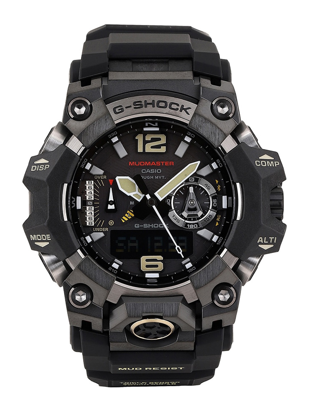 CASIO Men G-Shock Mudmaster GWG-B1000-1ADR Gray Ana-Digi Dial Black Resin Strap G1473
CASIO Men G-Shock Mudmaster GWG-B1000-1ADR Gray Ana-Digi Dial Black Resin Strap G1473