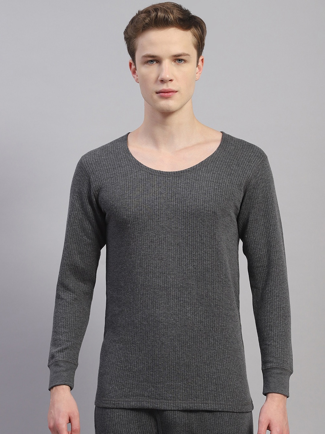 Monte Carlo Cotton Thermal Tops, Grey