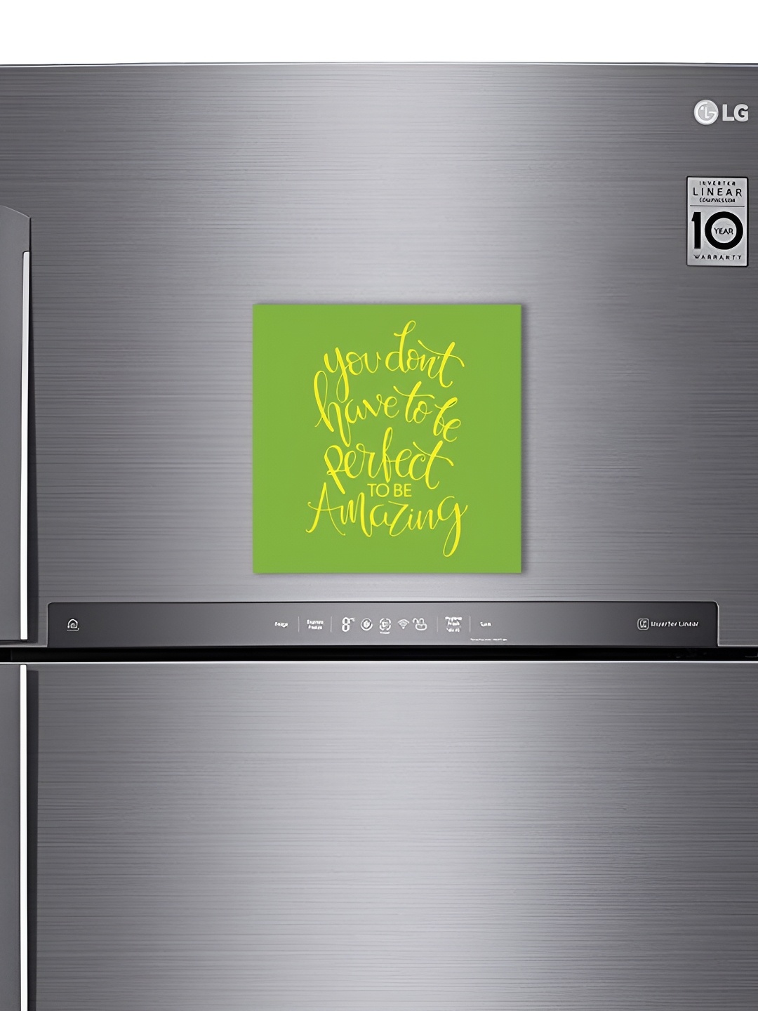 ARTBUG Green You dont have to be a perfect to be amazing Decorative Fridge Magnet
ARTBUG Green You dont have to be a perfect to be amazing Decorative Fridge Magnet