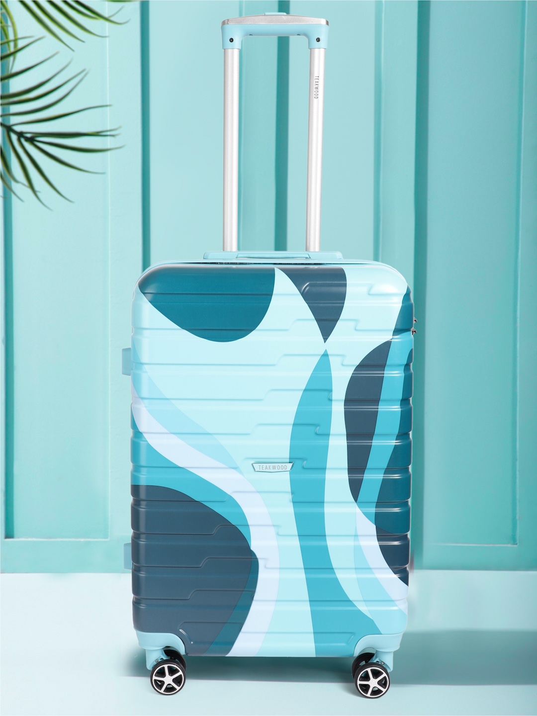 Teakwood Leathers Carnival Print 360 Degree Rotation Hard Medium-Sized Trolley Bag 32L, Blue
Teakwood Leathers Carnival Print 360 Degree Rotation Hard Medium-Sized Trolley Bag 32L, Blue