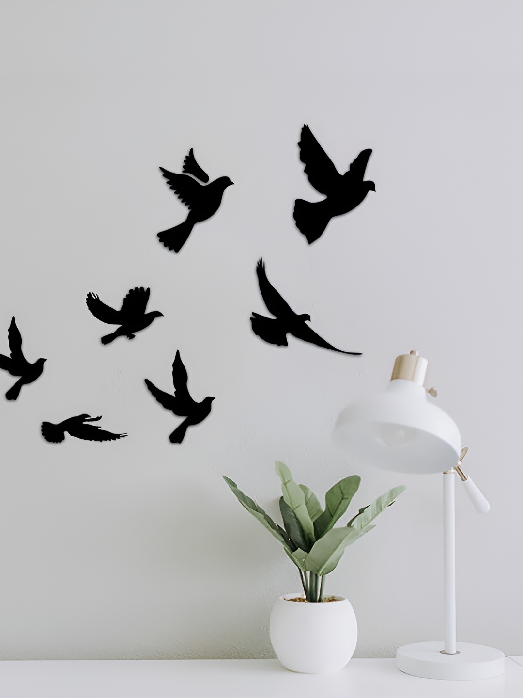 VAH Kya Bat Hai !! Black 7 Pieces Shatterproof & Reusable Acrylic Birds Wall Stickers
VAH Kya Bat Hai !! Black 7 Pieces Shatterproof & Reusable Acrylic Birds Wall Stickers