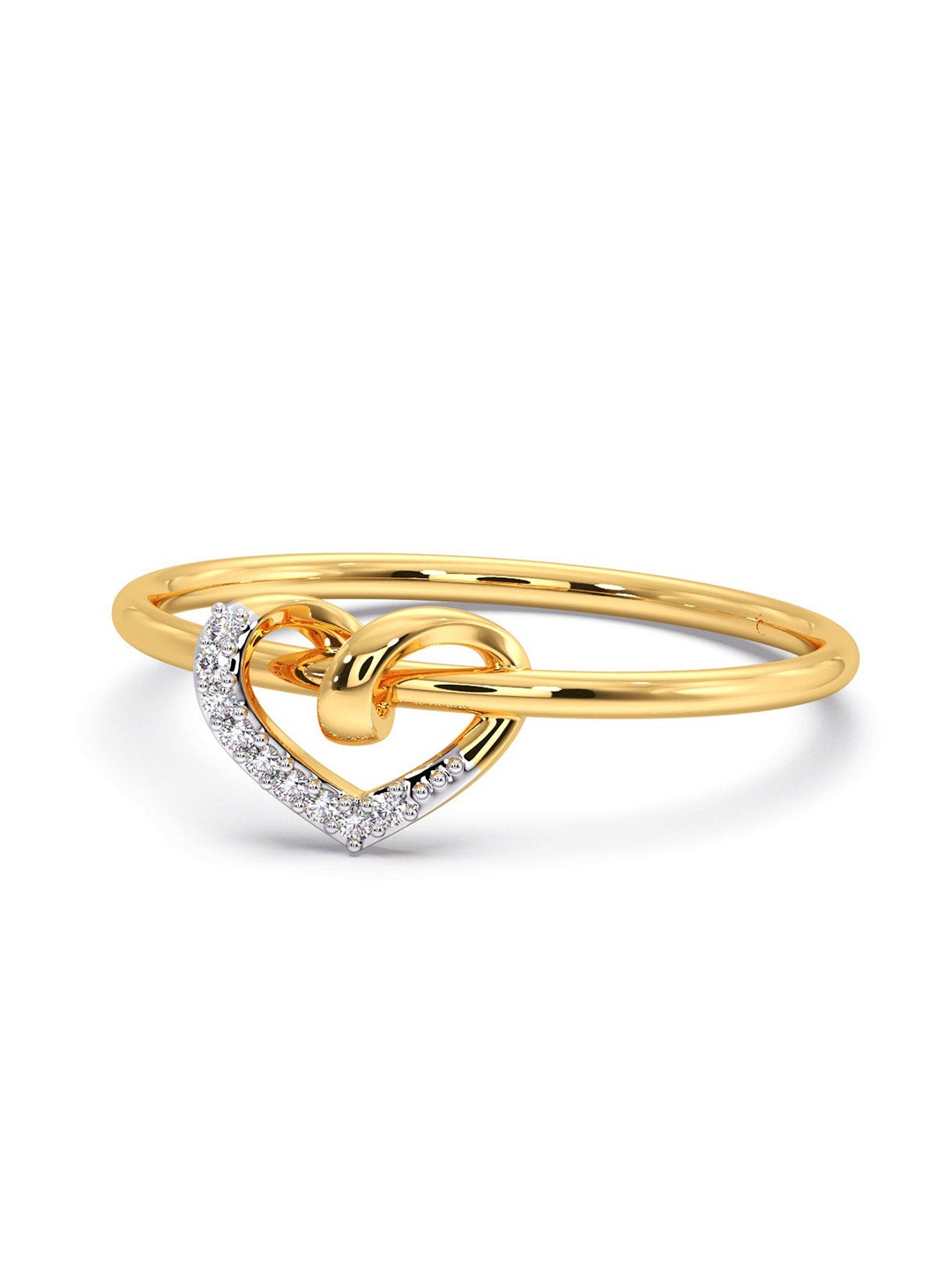 CANDERE A KALYAN JEWELLERS COMPANY 18KT Gold Diamond Studded Finger Ring-1.09gm
CANDERE A KALYAN JEWELLERS COMPANY 18KT Gold Diamond Studded Finger Ring-1.09gm