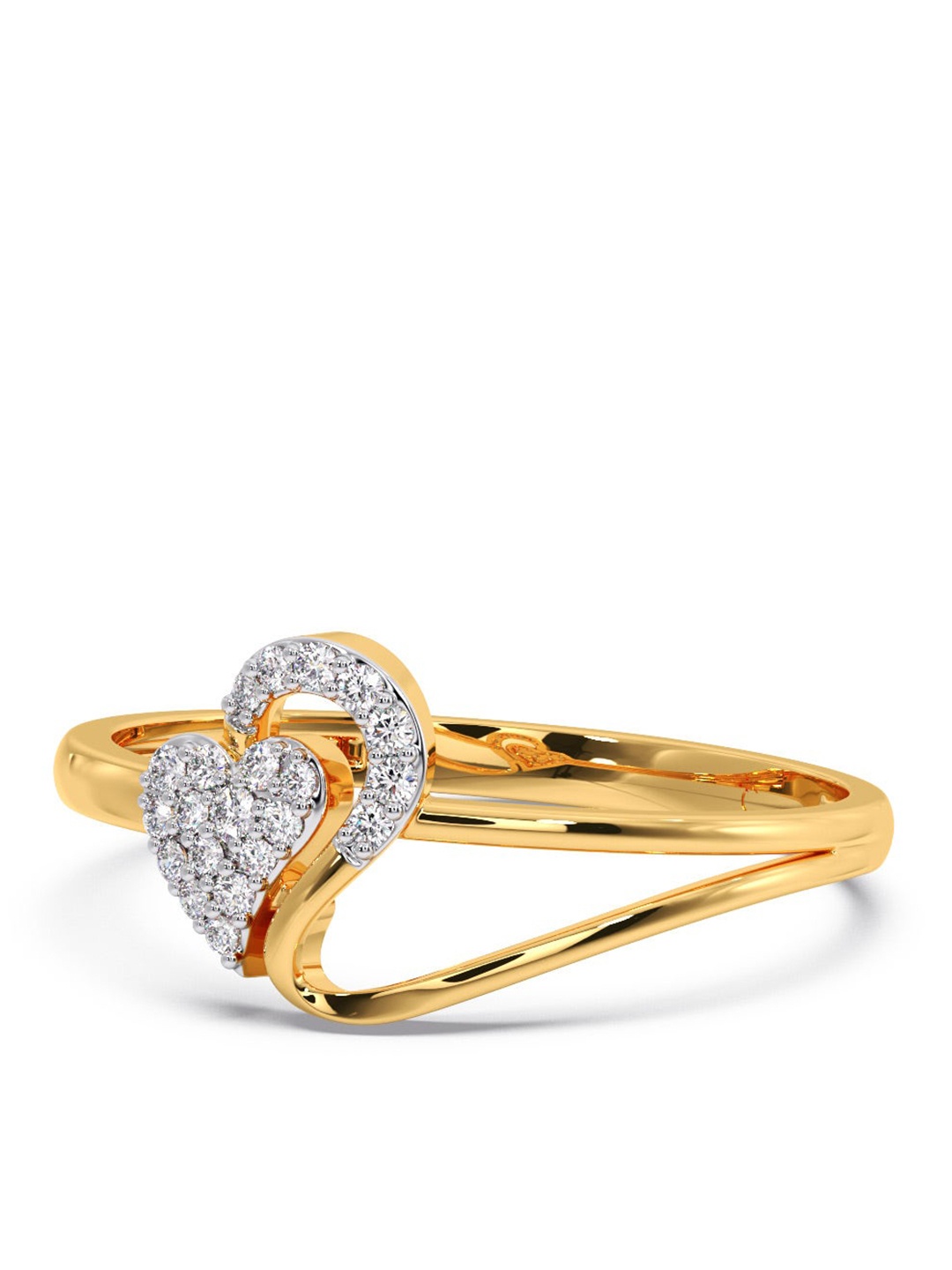 CANDERE A KALYAN JEWELLERS COMPANY 14KT Gold Diamond-Studded Ring-1.26gm
CANDERE A KALYAN JEWELLERS COMPANY 14KT Gold Diamond-Studded Ring-1.26gm