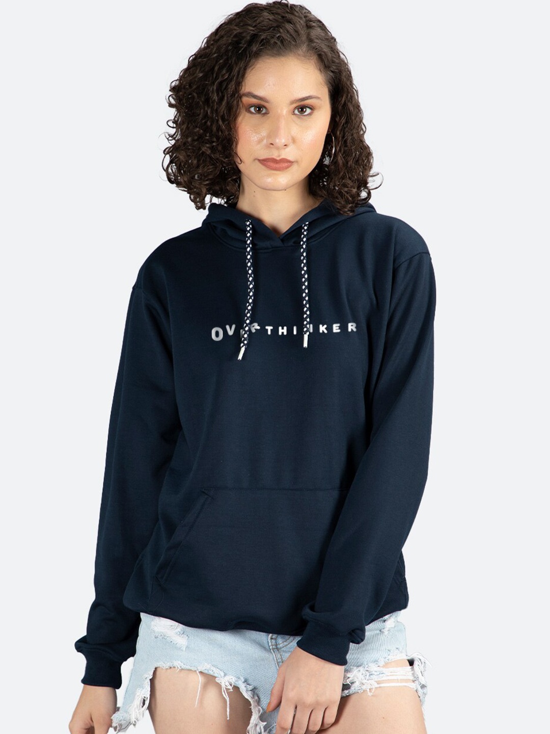 Mad Over Print Typography Printed Hooded Long Sleeves Fleece Pullover Sweatshirt, Blue
Mad Over Print Typography Printed Hooded Long Sleeves Fleece Pullover Sweatshirt, Blue