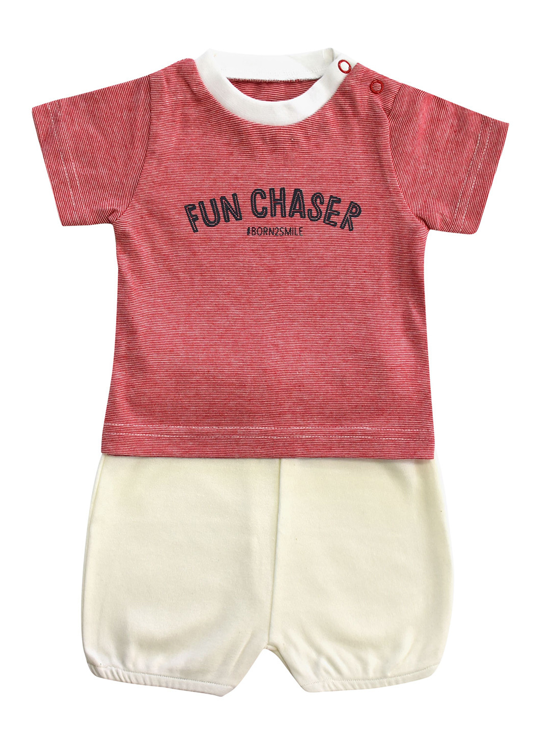 milou Boys Striped T-shirt with Shorts, Pink
milou Boys Striped T-shirt with Shorts, Pink