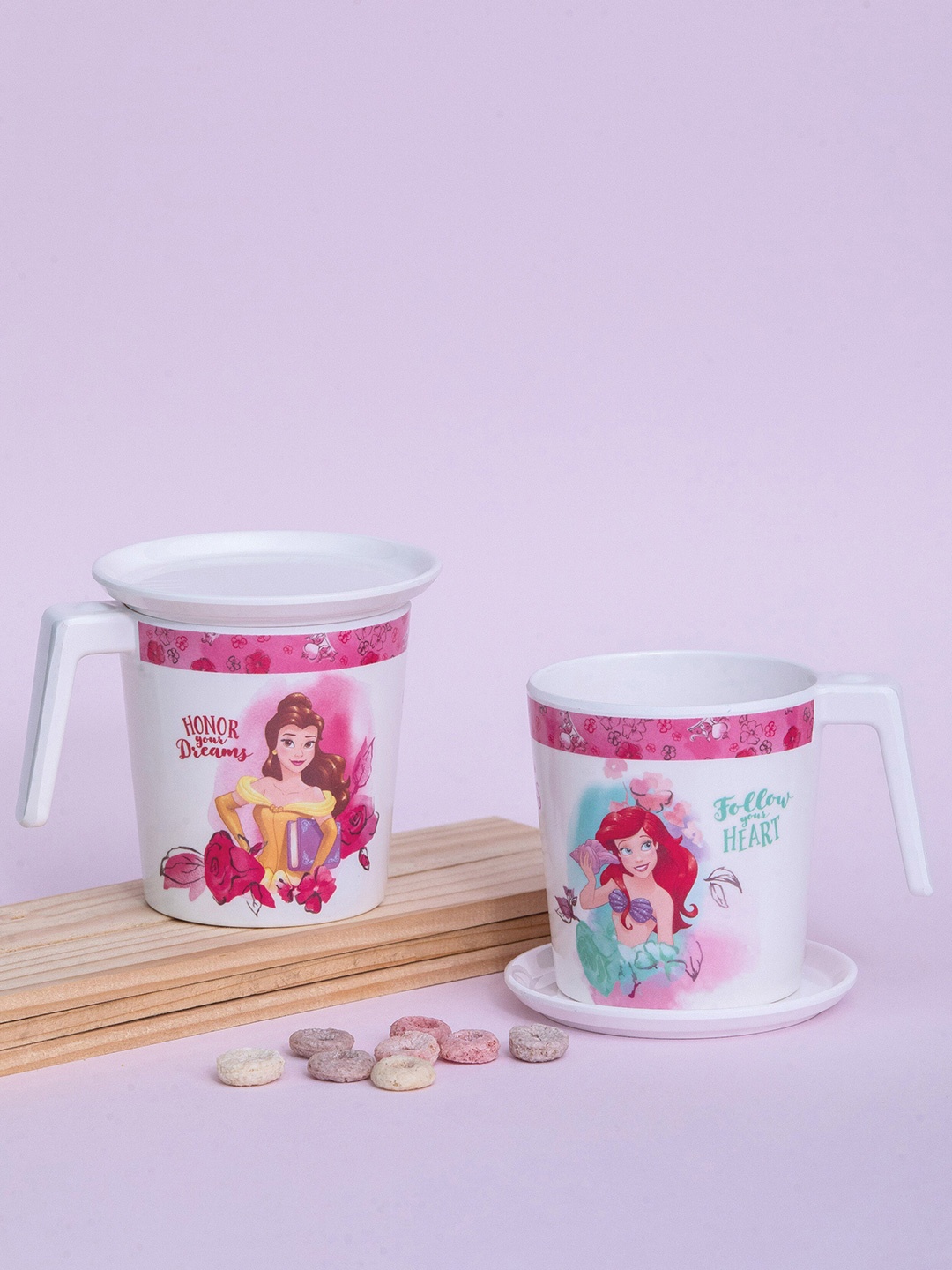 Servewell White & Pink 4 Pieces Dishwasher Safe Printed Glossy Mugs With Coasters 320 ml
Servewell White & Pink 4 Pieces Dishwasher Safe Printed Glossy Mugs With Coasters 320 ml
