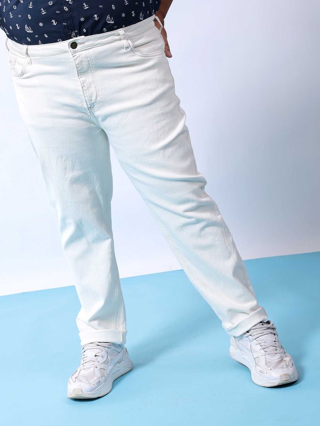 Hardsoda by The Indian Garage Co Men Plus Size Slim Fit Clean Look Stretchable Jeans, Grey
Hardsoda by The Indian Garage Co Men Plus Size Slim Fit Clean Look Stretchable Jeans, Grey