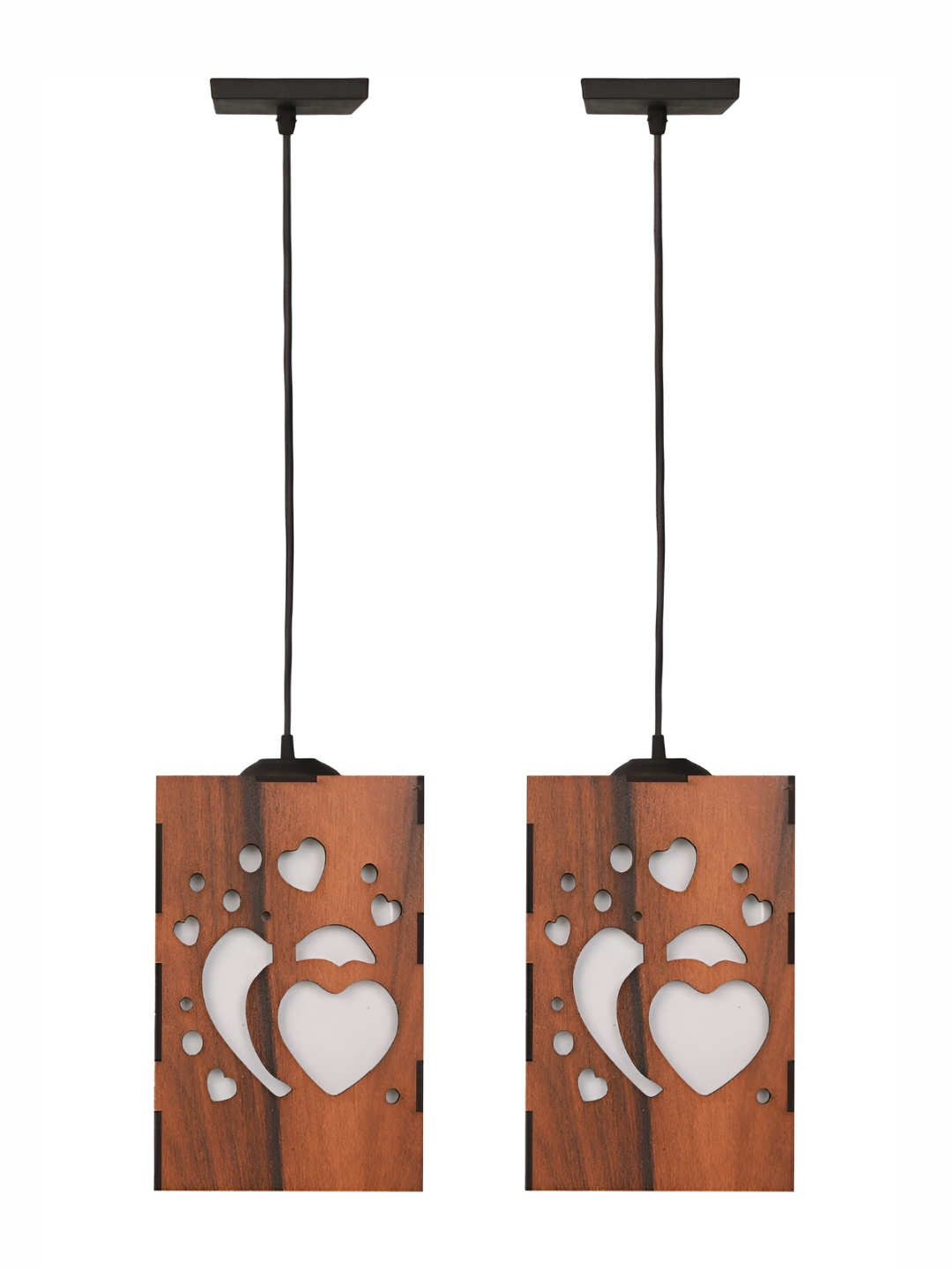 Gojeeva Brown & White 2 Pcs Hearts Wooden 10 Watts Rectangular Contemporary Ceiling Lamps
Gojeeva Brown & White 2 Pcs Hearts Wooden 10 Watts Rectangular Contemporary Ceiling Lamps