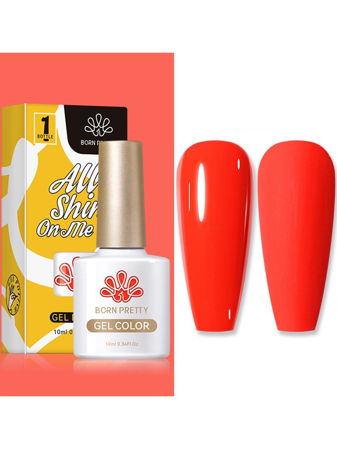 BORN PRETTY Silky White Series All Shine On-Me UV Gel Nail Polish 10ml - Shade CG085, Red
BORN PRETTY Silky White Series All Shine On-Me UV Gel Nail Polish 10ml - Shade CG085, Red