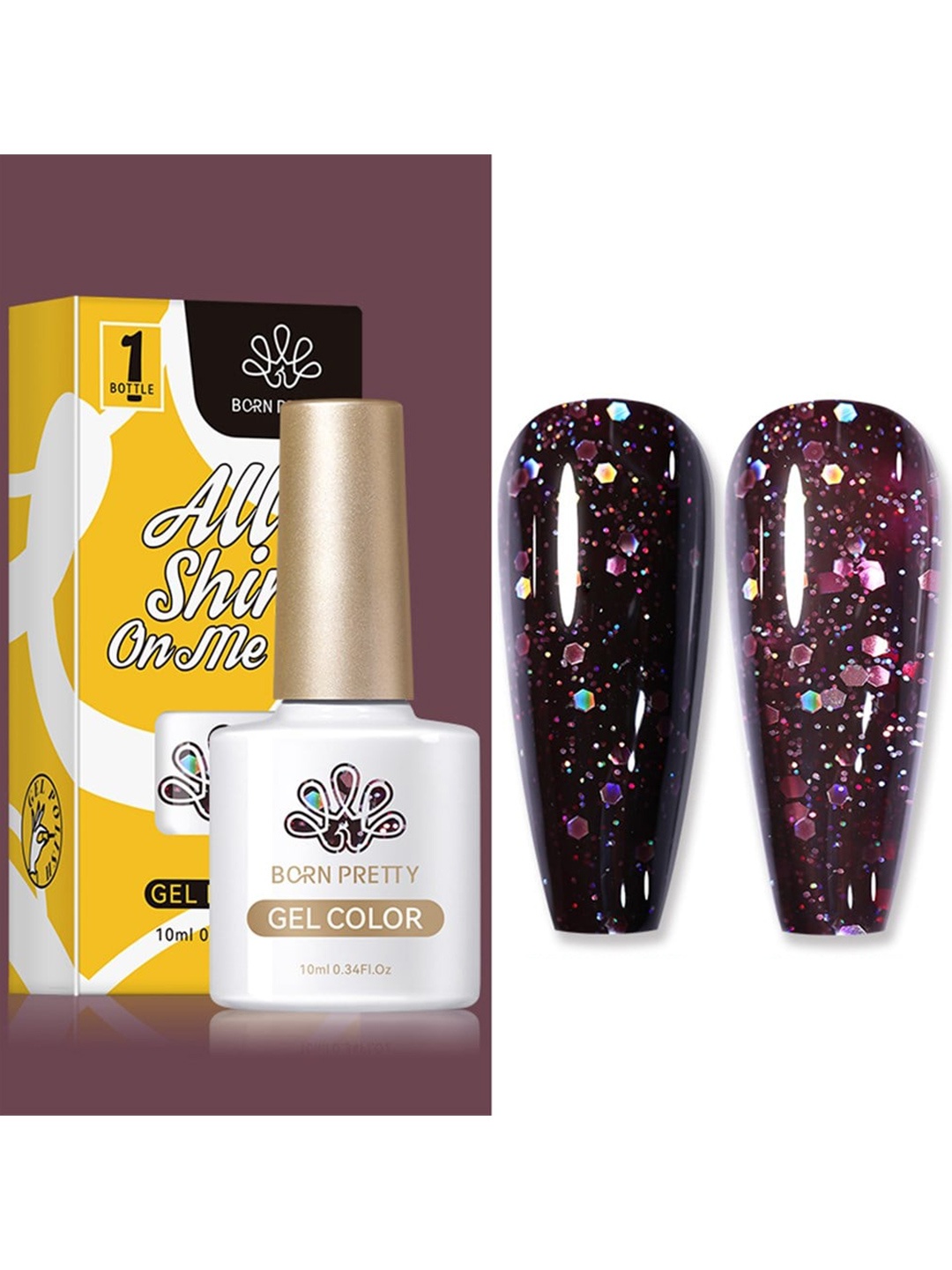 BORN PRETTY Silky White Series All Shine On-Me UV Gel Nail Polish 10ml - Shade CG115, Burgundy
BORN PRETTY Silky White Series All Shine On-Me UV Gel Nail Polish 10ml - Shade CG115, Burgundy