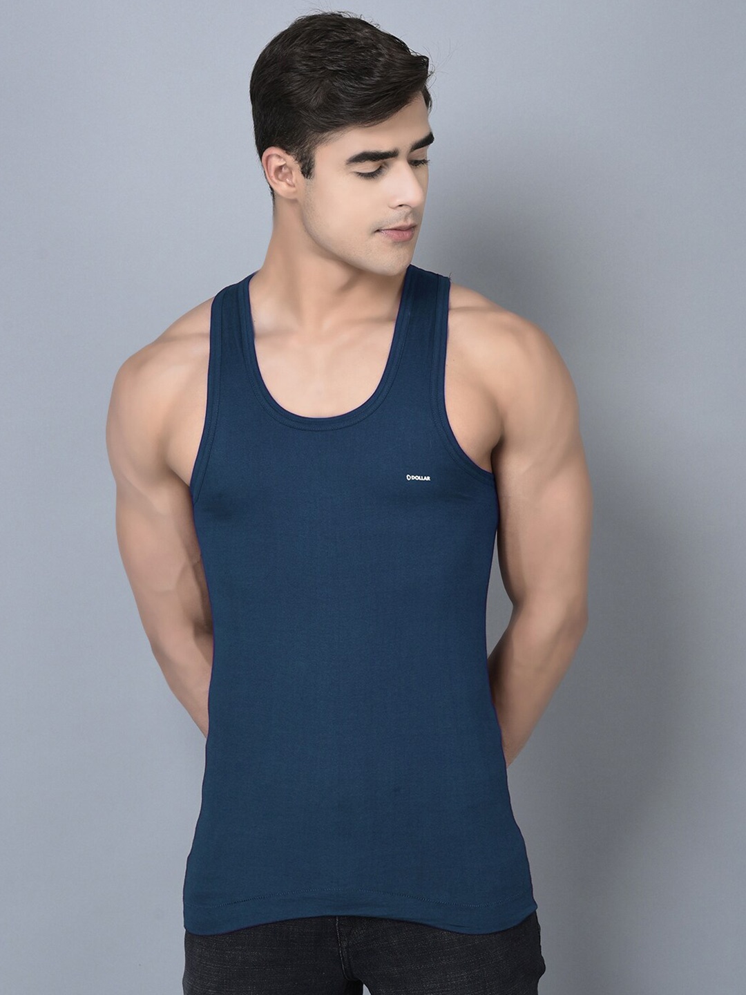 Dollar Bigboss Men Solid Combed Cotton Shrinkless Vest MBVE-01-FNRN2-CLR-PO1-CO3-S24, Assorted
Dollar Bigboss Men Solid Combed Cotton Shrinkless Vest MBVE-01-FNRN2-CLR-PO1-CO3-S24, Assorted