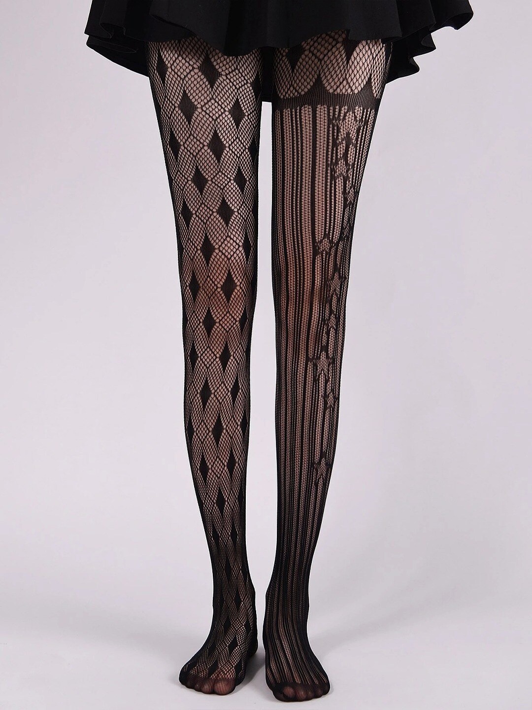 VAGHBHATT Self-Design High Waist Fashion Elasticity Lace Fishnet Tights Stockings, Black
VAGHBHATT Self-Design High Waist Fashion Elasticity Lace Fishnet Tights Stockings, Black