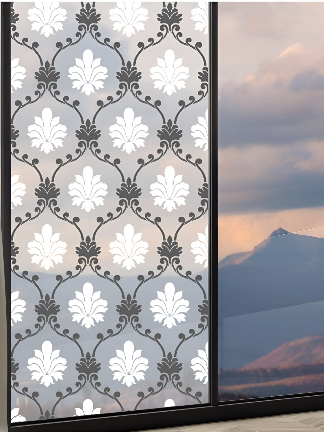 CVANU White & Grey Floral Self-adhesive & Waterproof Window Film Decals & Stickers
CVANU White & Grey Floral Self-adhesive & Waterproof Window Film Decals & Stickers