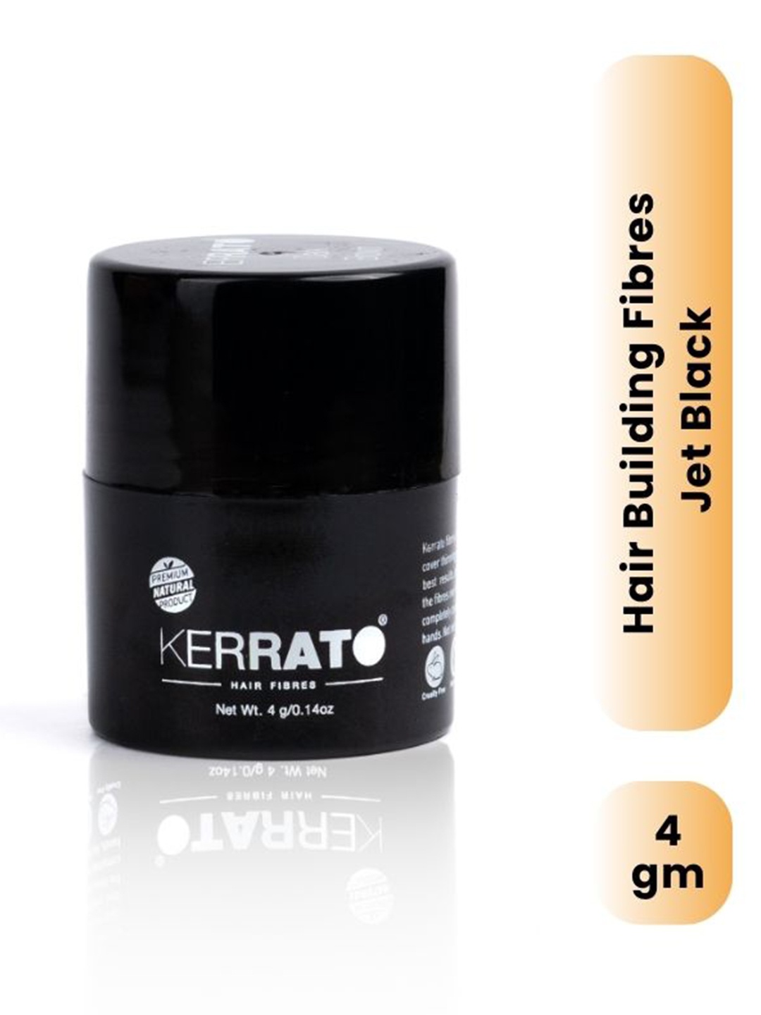 KERRATO HAIR FIBRES Natural Keratin Hair Building Fibers For Thin Hair - Jet Black 4g
KERRATO HAIR FIBRES Natural Keratin Hair Building Fibers For Thin Hair - Jet Black 4g