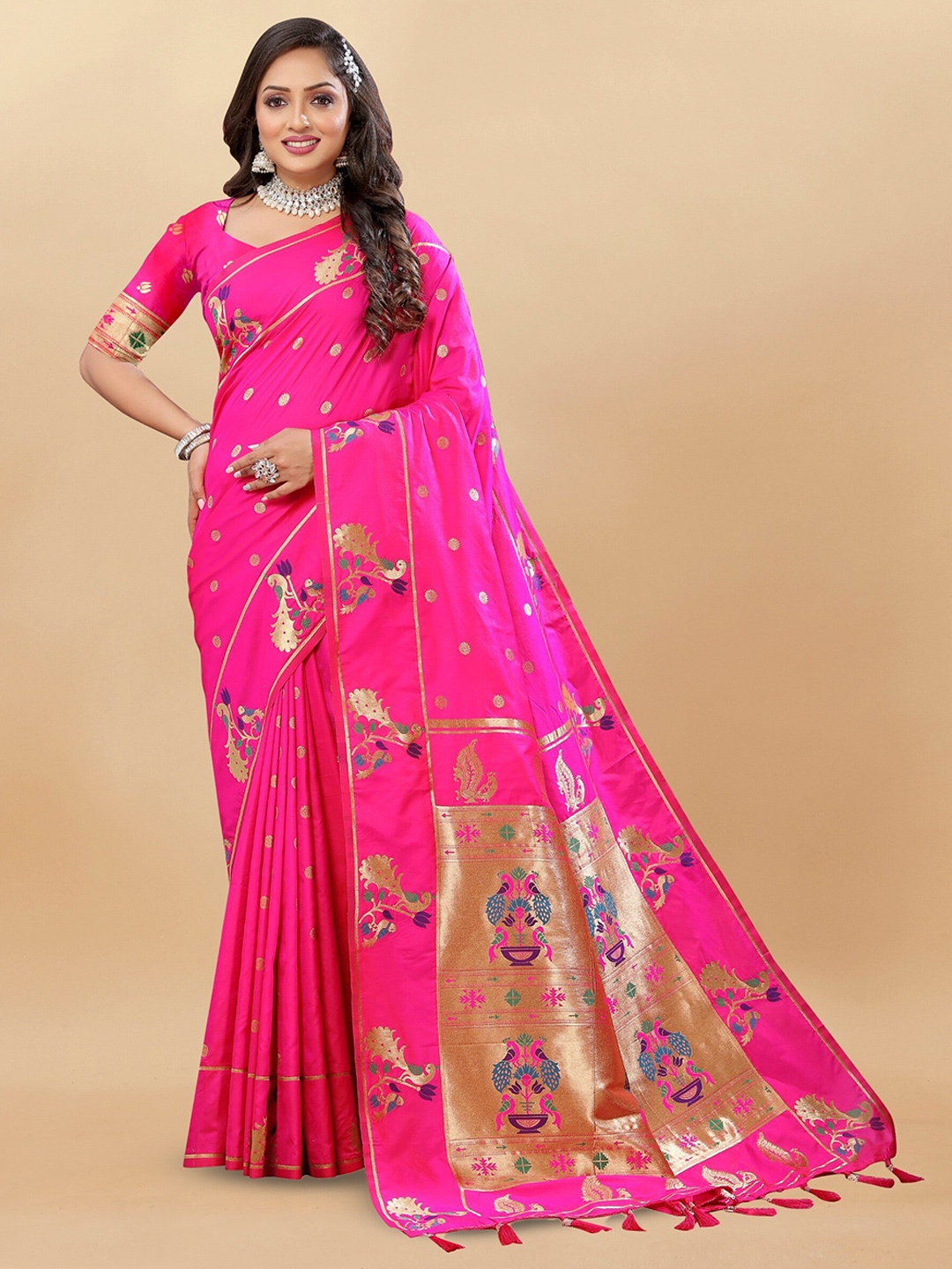 bansari textiles Ethnic Motifs Woven Design Zari Silk Cotton Banarasi Saree, Rose
bansari textiles Ethnic Motifs Woven Design Zari Silk Cotton Banarasi Saree, Rose