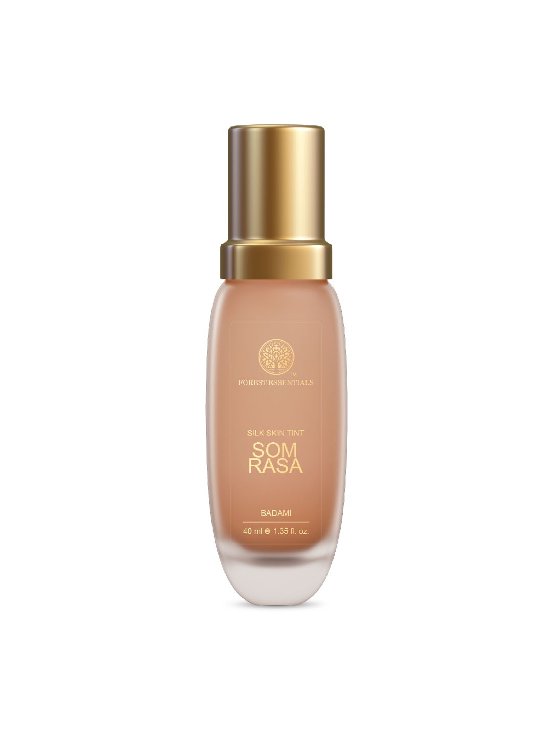 Forest Essentials Som Rasa Lightweight Silk Skin Tint with Moringa Oil 40ml - Badami, Beige
Forest Essentials Som Rasa Lightweight Silk Skin Tint with Moringa Oil 40ml - Badami, Beige