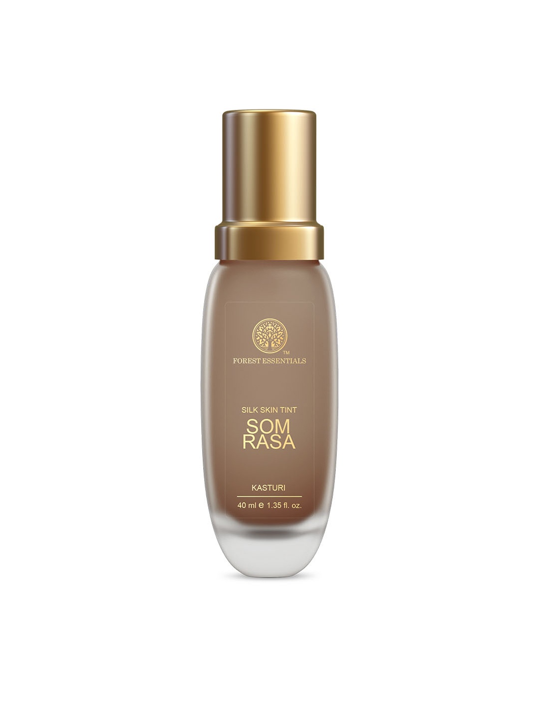 Forest Essentials Som Rasa Lightweight Silk Skin Tint with Moringa Oil 40ml - Kasturi, Brown
Forest Essentials Som Rasa Lightweight Silk Skin Tint with Moringa Oil 40ml - Kasturi, Brown