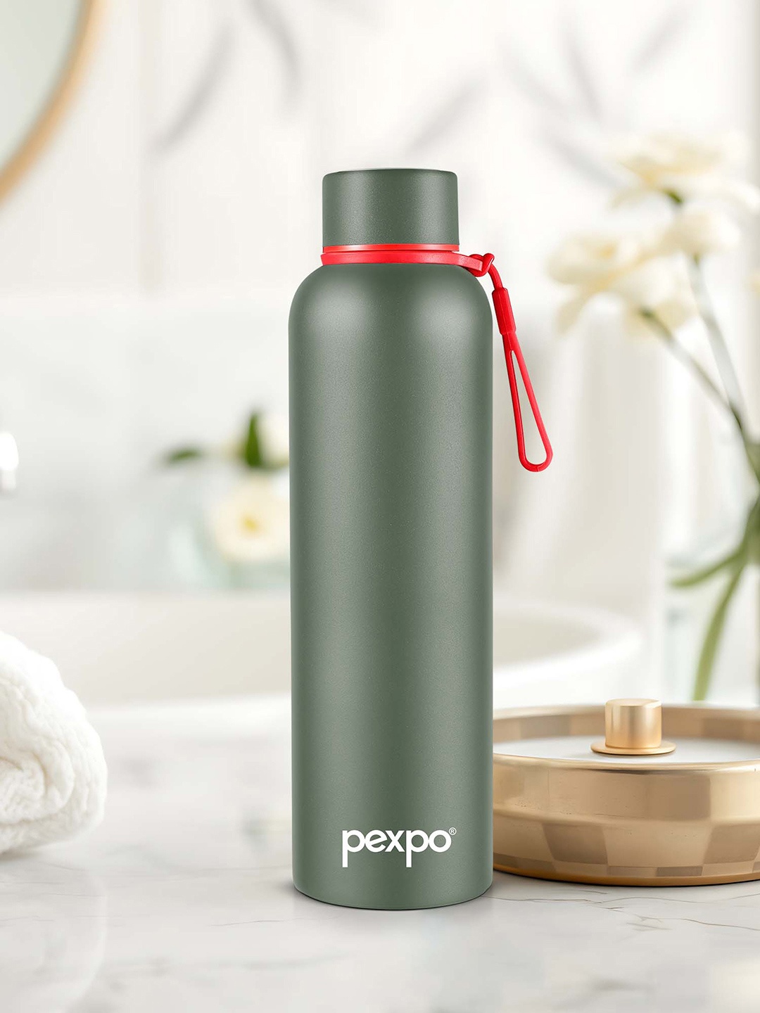 Pexpo Bravo Green ISI Certified Thermosteel Hot & Cold Military Flask Water Bottle 700 ml
Pexpo Bravo Green ISI Certified Thermosteel Hot & Cold Military Flask Water Bottle 700 ml