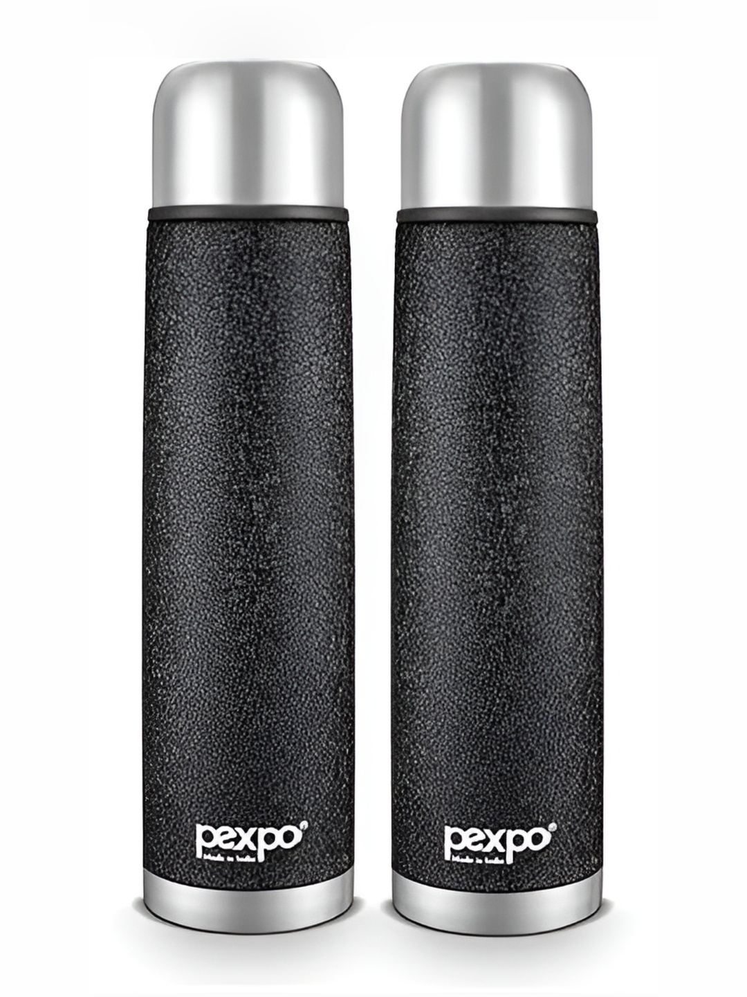 Pexpo Flamingo Black 2 Pieces ISI Certified Thermosteel Hot flask Insulated Bottle 750 ml
Pexpo Flamingo Black 2 Pieces ISI Certified Thermosteel Hot flask Insulated Bottle 750 ml