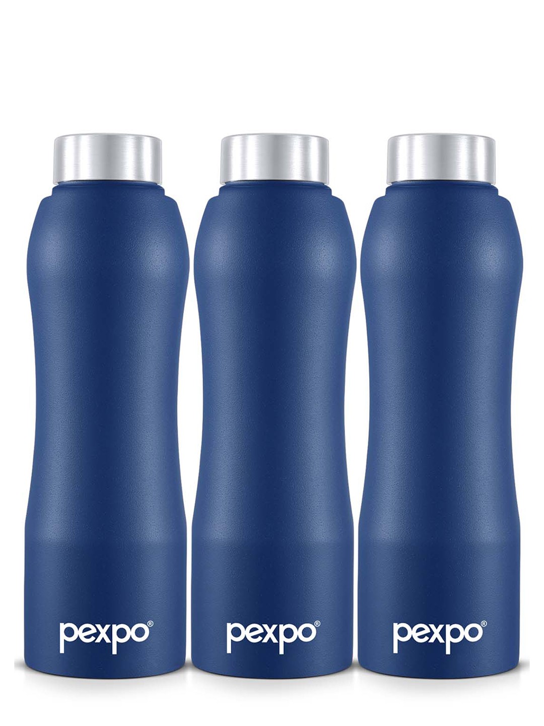 Pexpo BISTRO 3pc Fridge Water Bottle 750ml Single wall Blue Stainless Steel, Navy blue
Pexpo BISTRO 3pc Fridge Water Bottle 750ml Single wall Blue Stainless Steel, Navy blue
