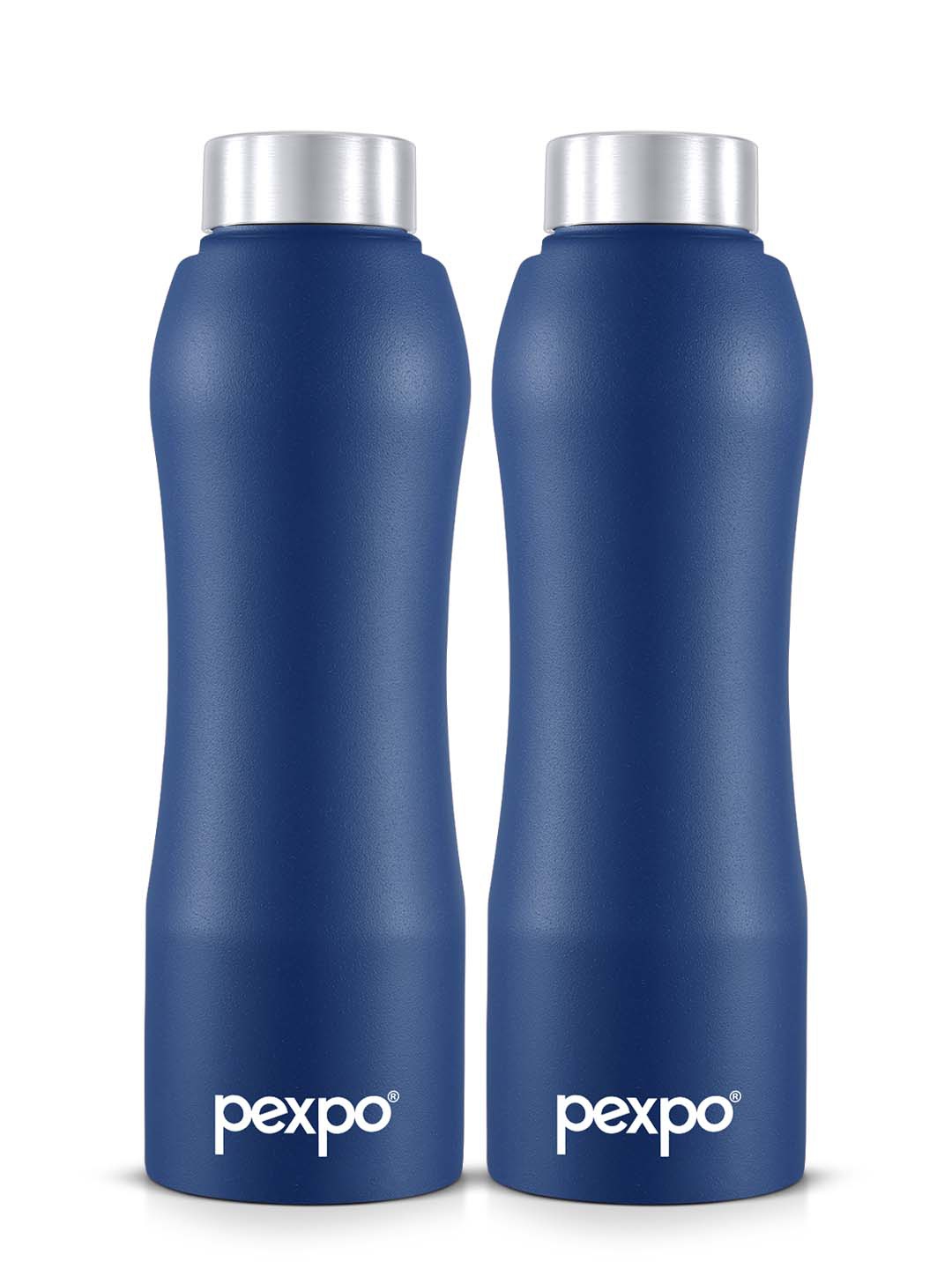 Pexpo BISTRO 2pc Fridge Water Bottle 750ml Single wall Blue Stainless Steel, Navy blue
Pexpo BISTRO 2pc Fridge Water Bottle 750ml Single wall Blue Stainless Steel, Navy blue