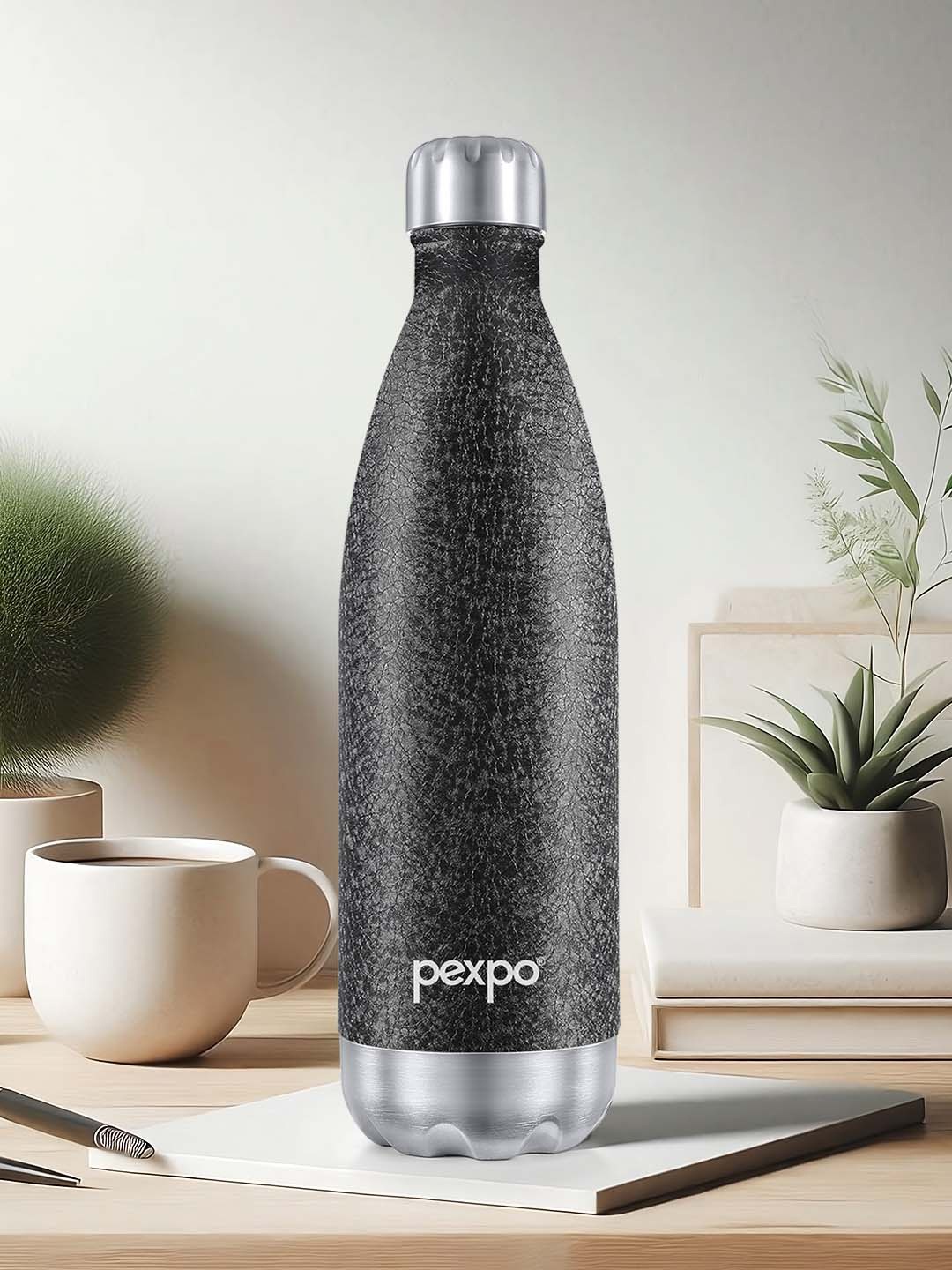 Pexpo ELECTRO Black ISI Certified Thermosteel 24 Hrs Hot & Cold Flask Water Bottle 1000ml
Pexpo ELECTRO Black ISI Certified Thermosteel 24 Hrs Hot & Cold Flask Water Bottle 1000ml
