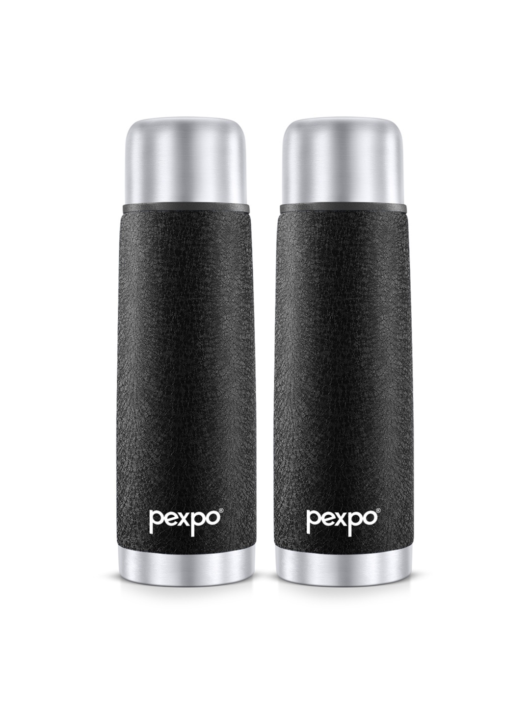 Pexpo Flamingo Black 2 Pcs ISI Certified Thermosteel Hot & Cold Insulated Bottle 350ml
Pexpo Flamingo Black 2 Pcs ISI Certified Thermosteel Hot & Cold Insulated Bottle 350ml