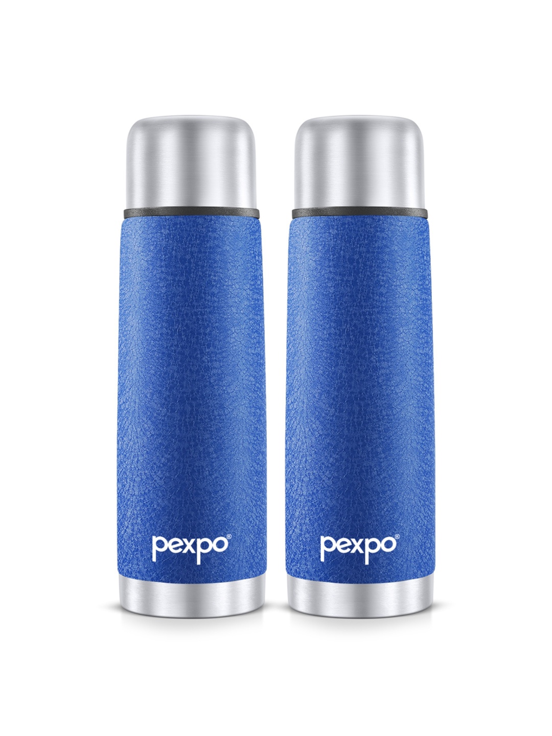 Pexpo Fexo 2 Pieces Blue Double wall Thermosteel Hot and Cold Flask Water Bottle 350ml
Pexpo Fexo 2 Pieces Blue Double wall Thermosteel Hot and Cold Flask Water Bottle 350ml