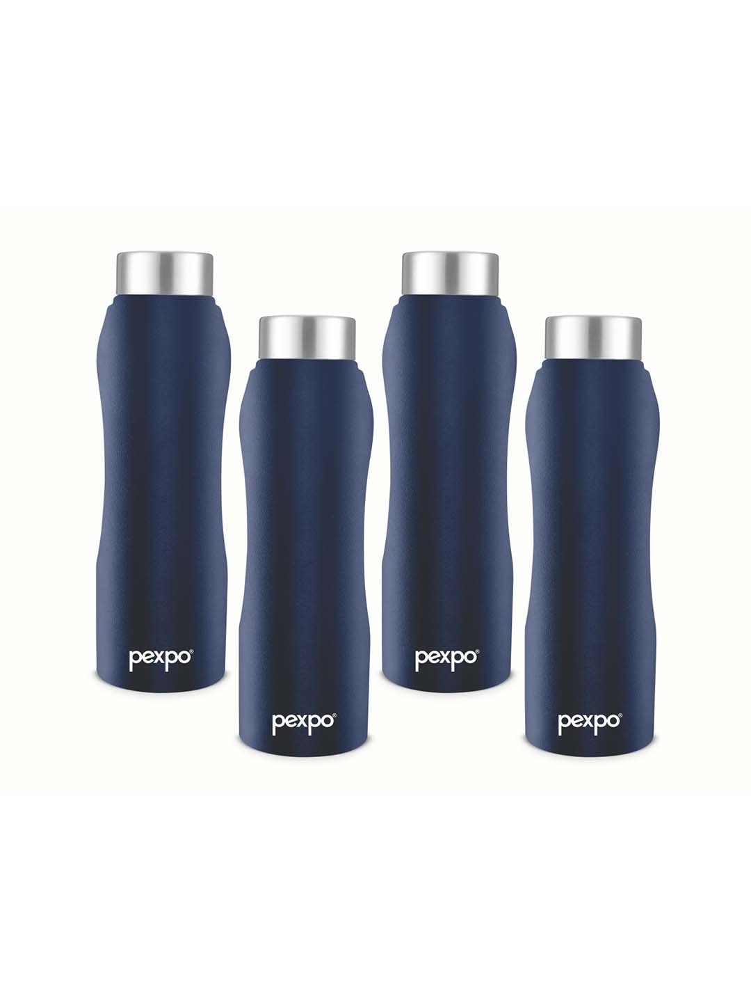Pexpo BISTRO Set of 4 Fridge Water Bottle 1000ml Single wall Blue Stainless Steel, Navy blue
Pexpo BISTRO Set of 4 Fridge Water Bottle 1000ml Single wall Blue Stainless Steel, Navy blue