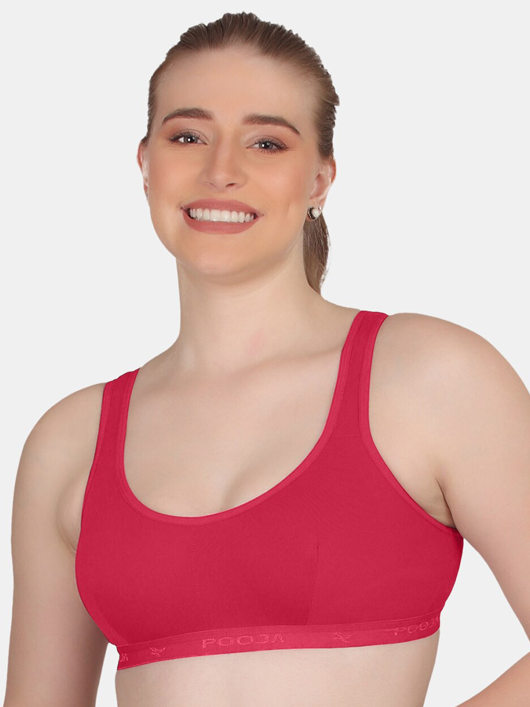 POOJA RAGENEE Plus Size Full Coverage Non Padded Cotton T-Shirt Bra With All Day Comfort, Magenta
POOJA RAGENEE Plus Size Full Coverage Non Padded Cotton T-Shirt Bra With All Day Comfort, Magenta