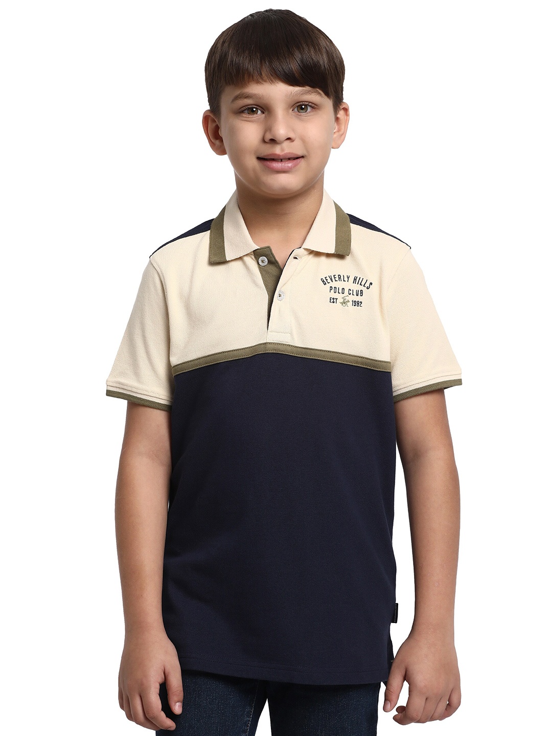 Beverly Hills Polo Club Boys Typography Polo Collar Short Sleeves Pure Cotton T-shirt, Pink
Beverly Hills Polo Club Boys Typography Polo Collar Short Sleeves Pure Cotton T-shirt, Pink