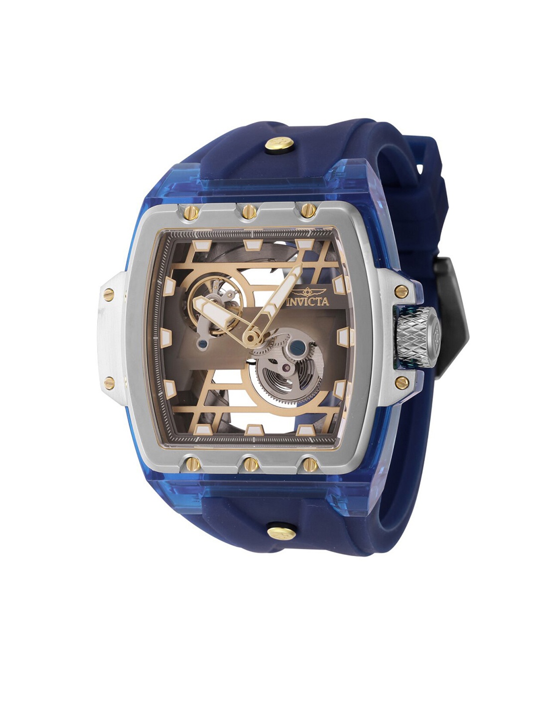 Invicta Men Multicoloured Dial & Blue Wrap Around Straps Analogue Automatic Motion Powered Watch 44266
Invicta Men Multicoloured Dial & Blue Wrap Around Straps Analogue Automatic Motion Powered Watch 44266