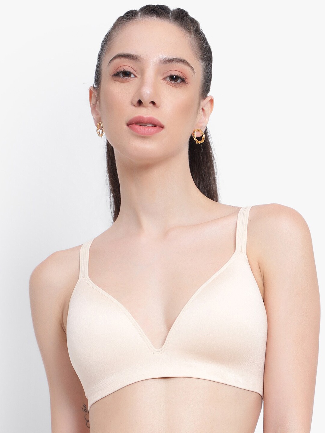 PARKHA Full Coverage Lightly Padded Anti Odour Everyday Bra with All day Comfort, Beige
PARKHA Full Coverage Lightly Padded Anti Odour Everyday Bra with All day Comfort, Beige