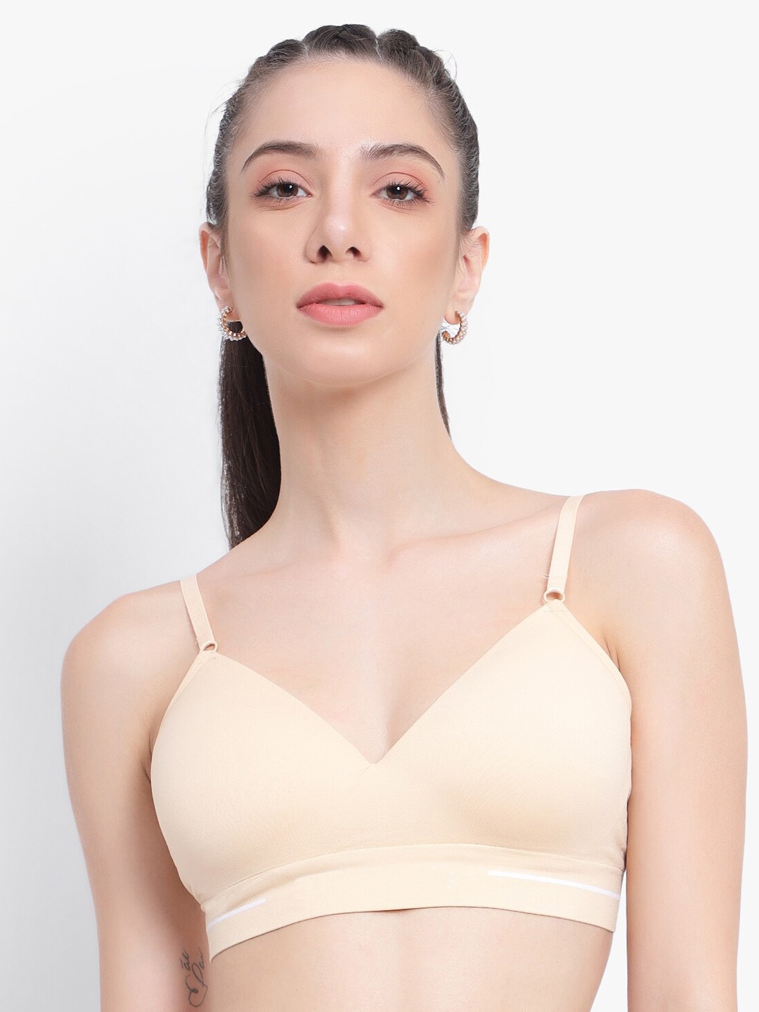 PARKHA Full Coverage Lightly Padded Anti Odour Everyday Bra with All day Comfort, Beige
PARKHA Full Coverage Lightly Padded Anti Odour Everyday Bra with All day Comfort, Beige