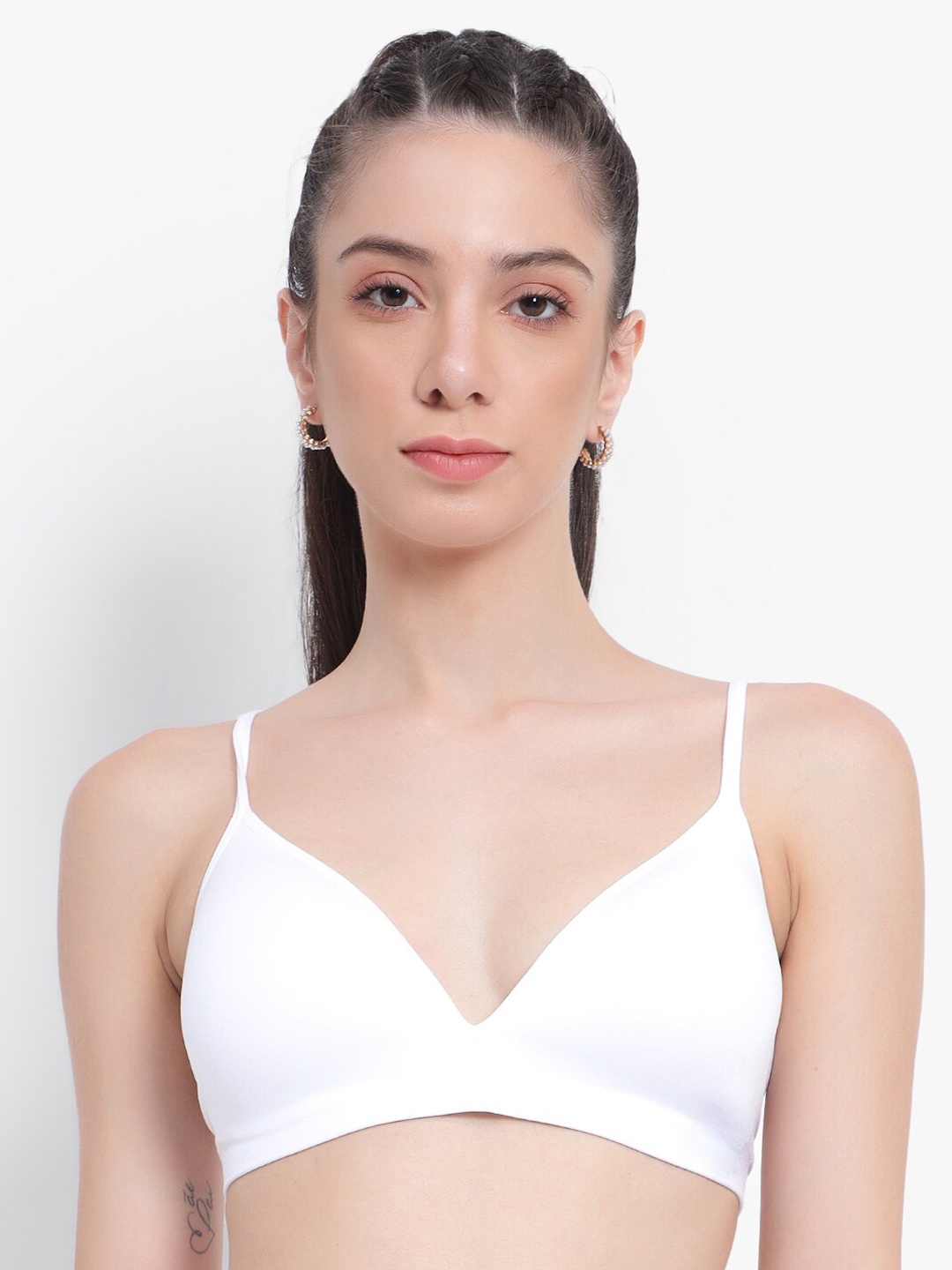 PARKHA Full Coverage Lightly Padded Anti Odour Everyday Bra with All day Comfort, White
PARKHA Full Coverage Lightly Padded Anti Odour Everyday Bra with All day Comfort, White